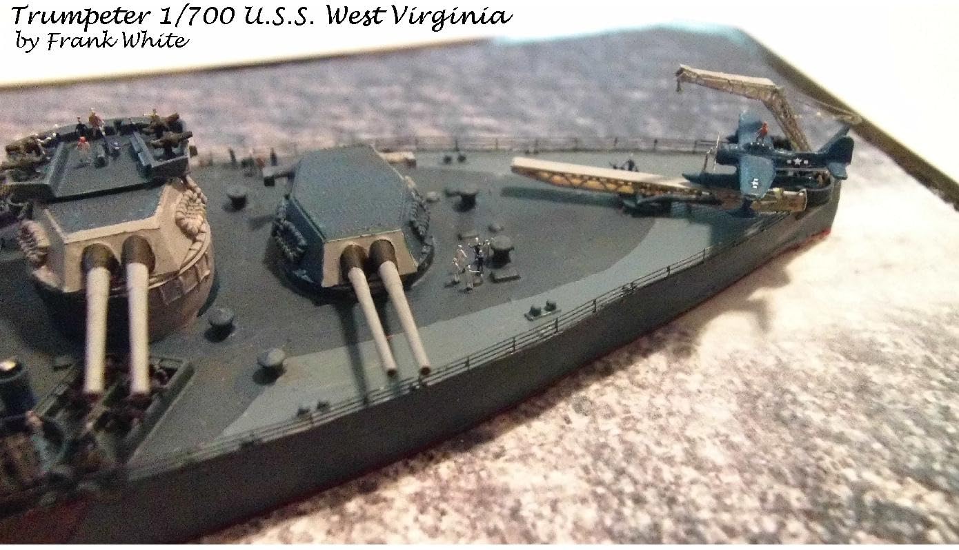 Trumpeter USS West Virginia BB48 Battleship 1941 Model Kit (1/700 Scale) customer photo 2