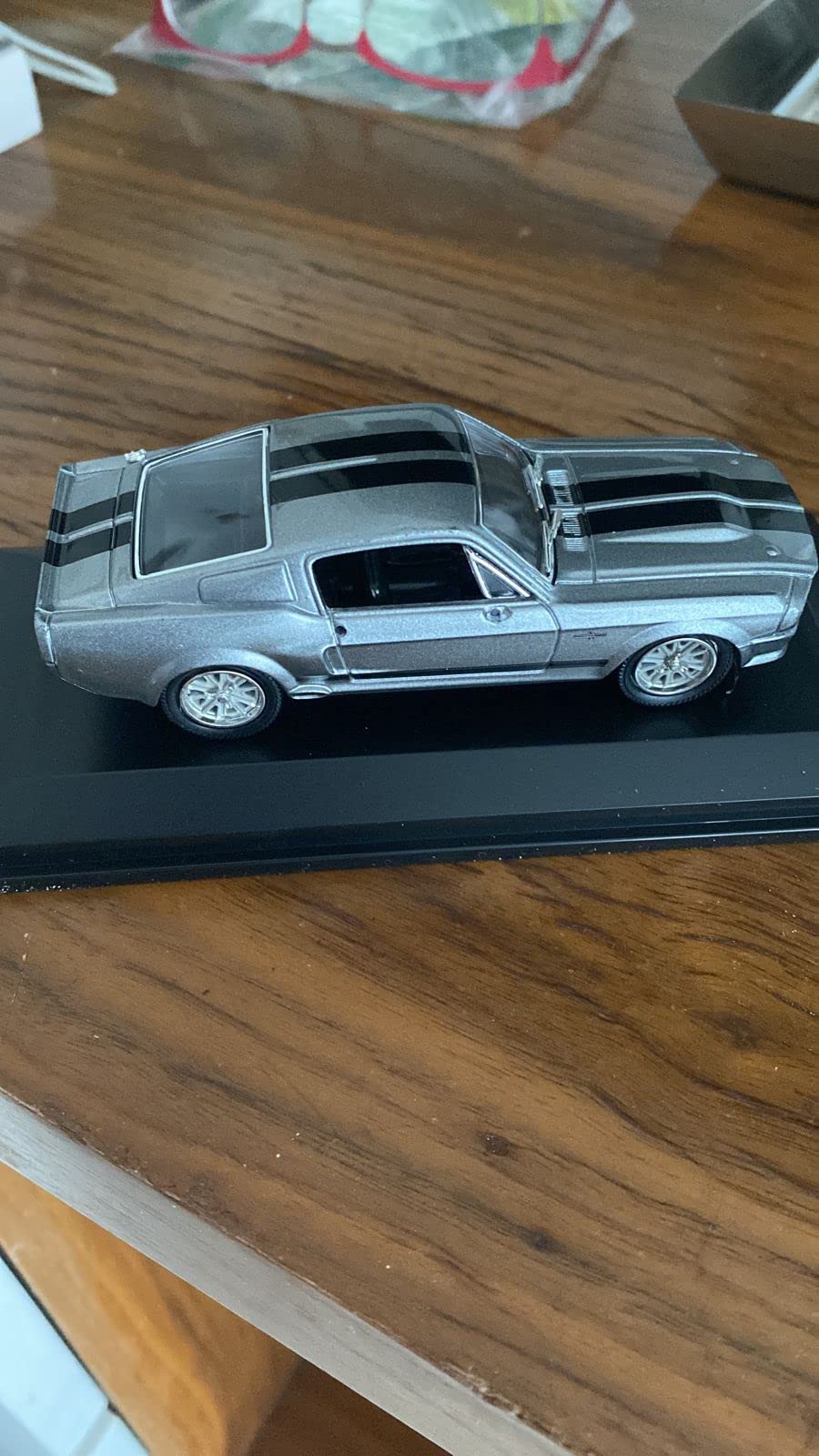 GreenLight Collectibles Gone in Sixty Seconds 1967 Ford Mustang Eleanor 1/43 Scale Diecast Model Car Gray customer photo 1