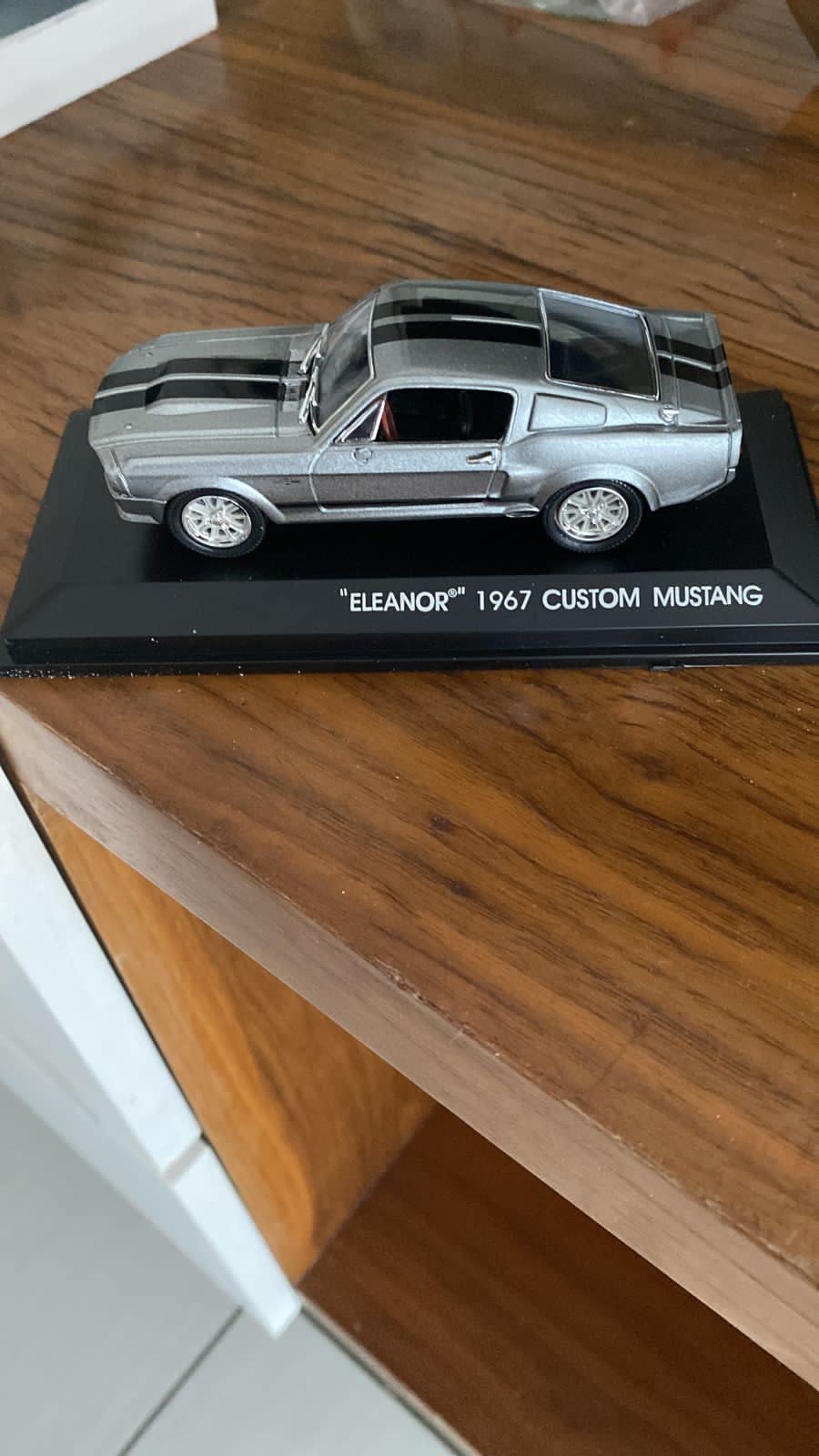 GreenLight Collectibles Gone in Sixty Seconds 1967 Ford Mustang Eleanor 1/43 Scale Diecast Model Car Gray customer photo 2