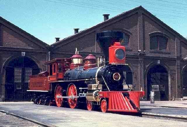 Bachmann Industries 4-4-0 American Steam DCC Ready Central Pacific #60 Jupiter Wood Load Locomotive (HO Scale) customer photo 1