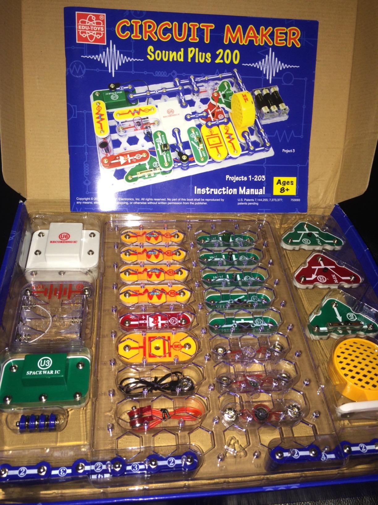 Snap Circuits 203 Electronics Exploration Kit | Over 200 STEM Projects | Full Color Project Manual | 42 Snap Modules customer photo 2