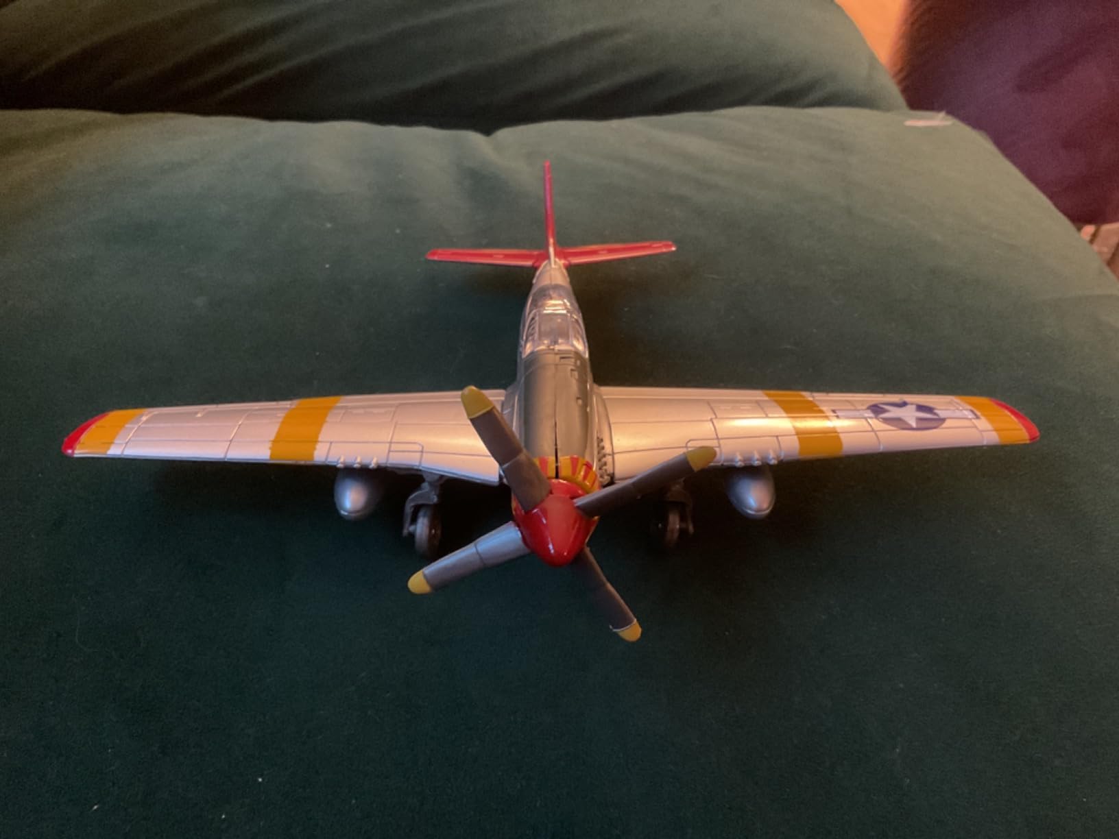 World War II Replica Fighter Air Planes ClassicAircraft P-51D Red Tails 1:48 by New Ray customer photo 2