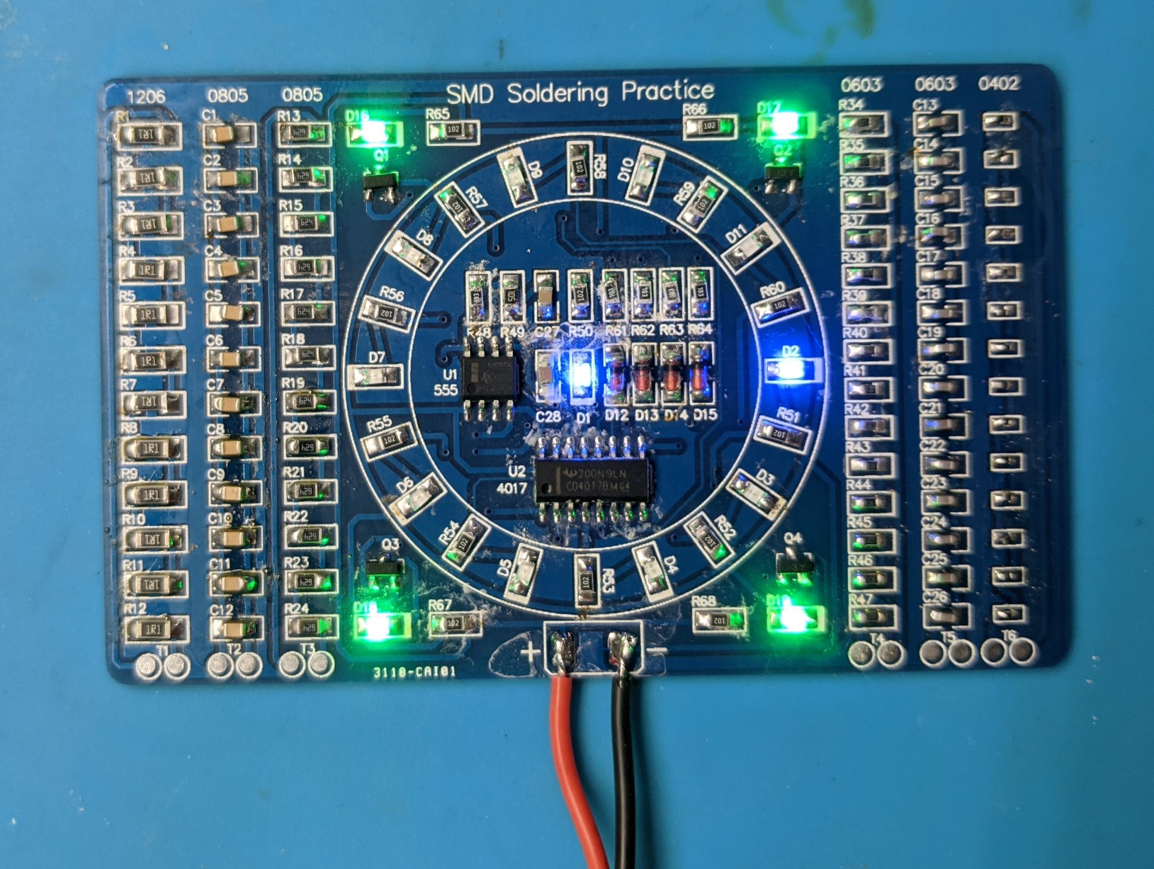 Gikfun DIY SMD SMT Welding Practice Soldering Skill Training Board Ek7028 customer photo 1