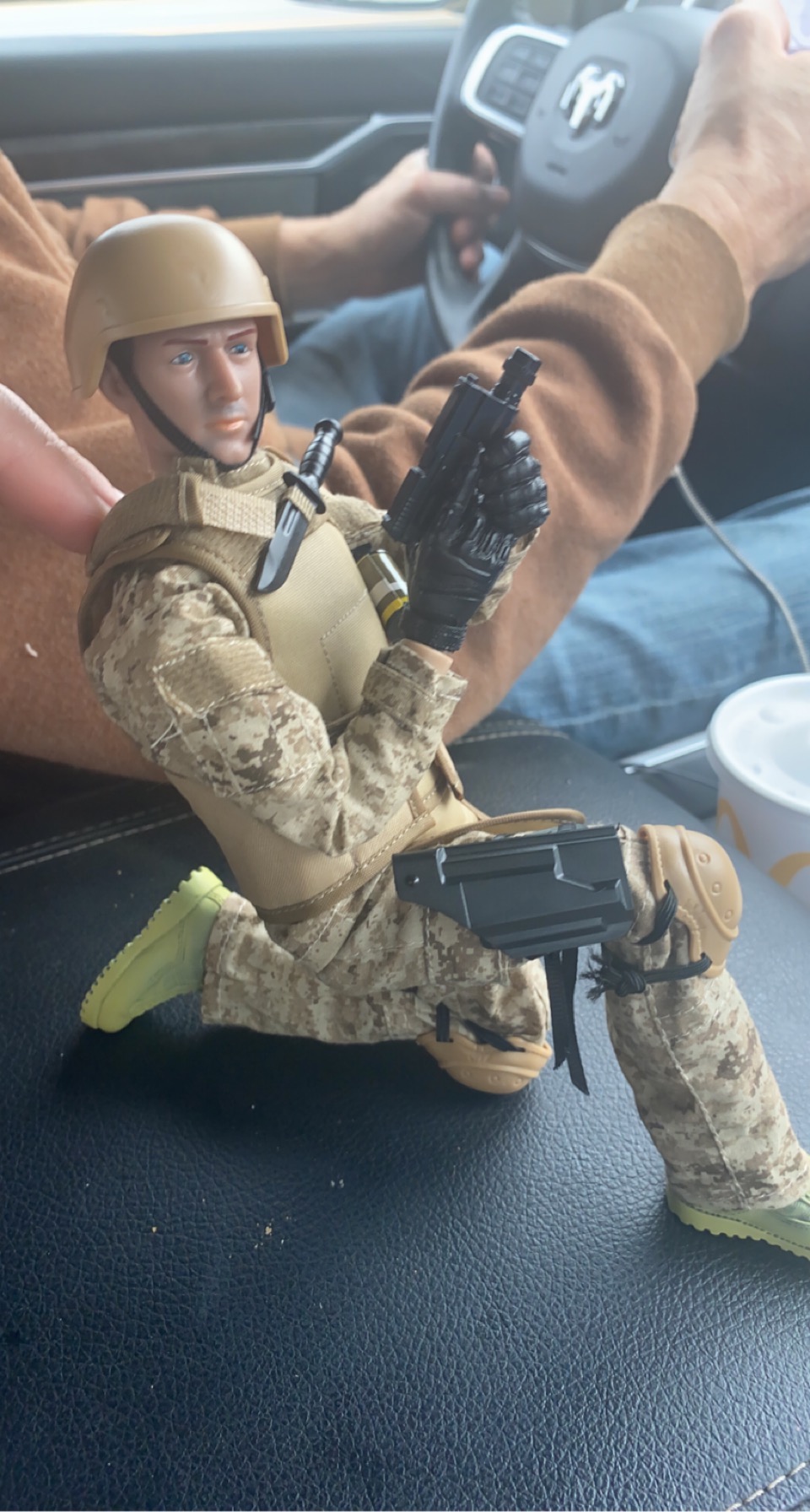 12'' American Military Soldiers Special Forces Army Man Action Figures Play Set-Digital Desert Camouflage customer photo 2