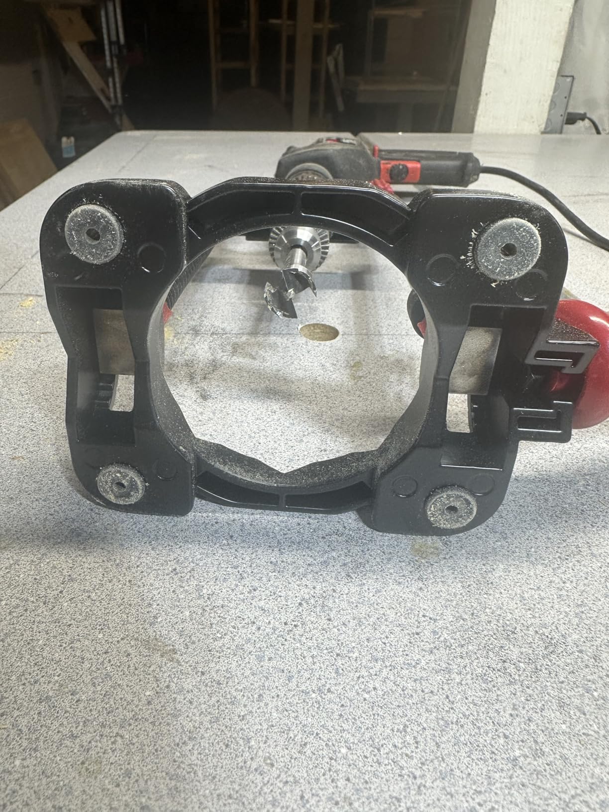 1318 DrillMate Portable Drillling Guide - Precision Drilling Jig Attachment for Drilling Angled or Straight Holes, Adjustable Drill Guide Attachment, Portable Drill Press with 3/8