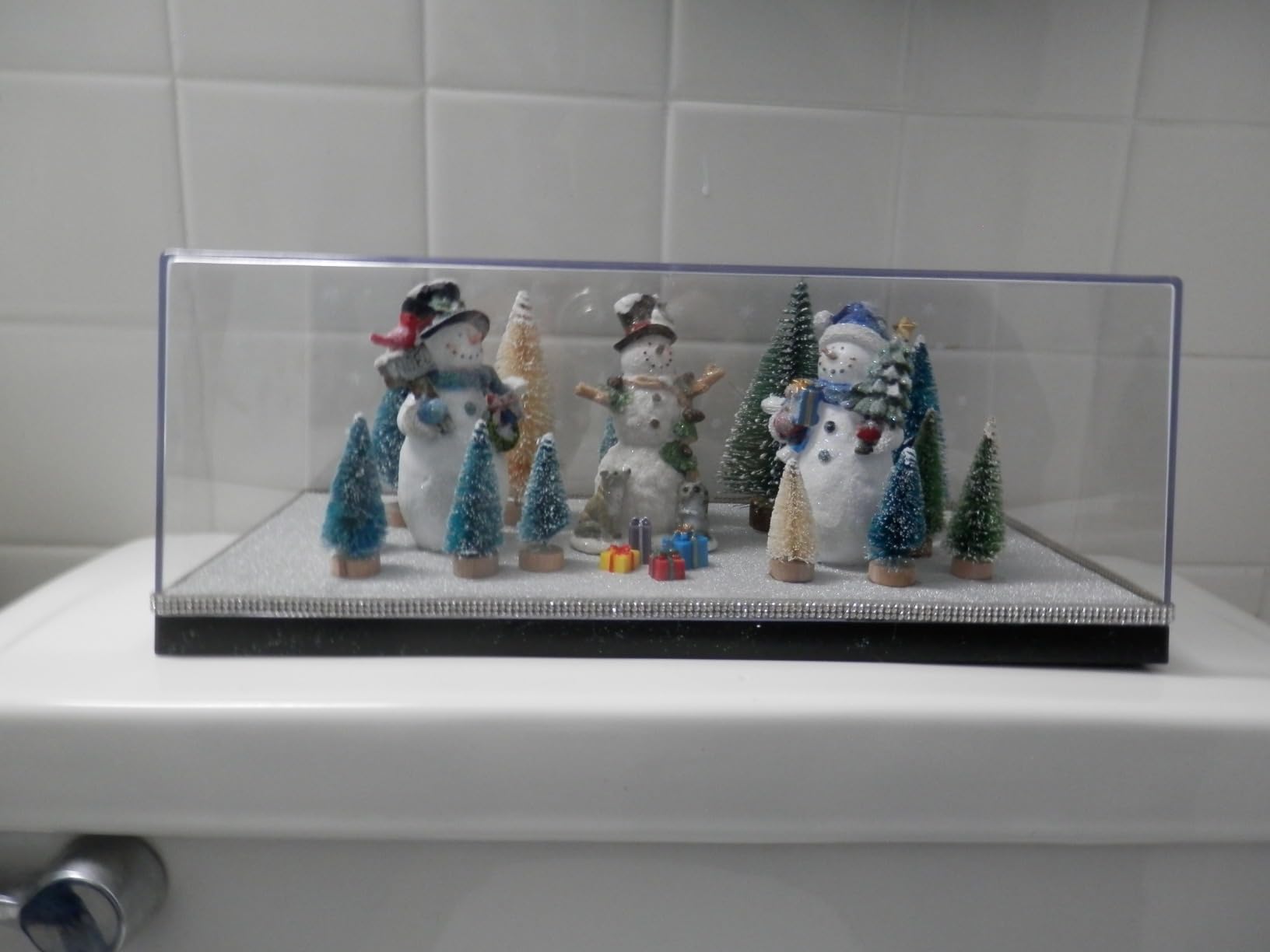 Acrylicase Clear Display Show CASE for 1:18 Die Cast Car Black Base 14