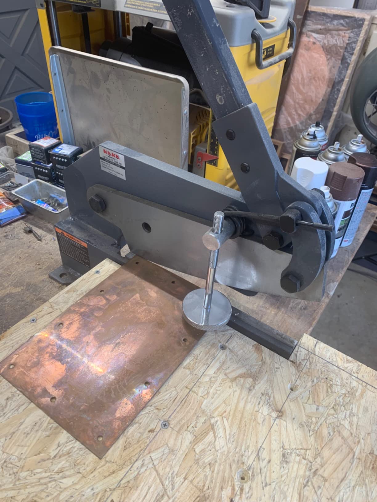 KAKA INDUSTRIAL Metal Shear, 5 Inch Sheet Metal Cutter for Steel Bars and Copper Plates,Hand Tool for Auto Repair, HVAC Duct Trimming,DIY Workshops HS-5 customer photo 1