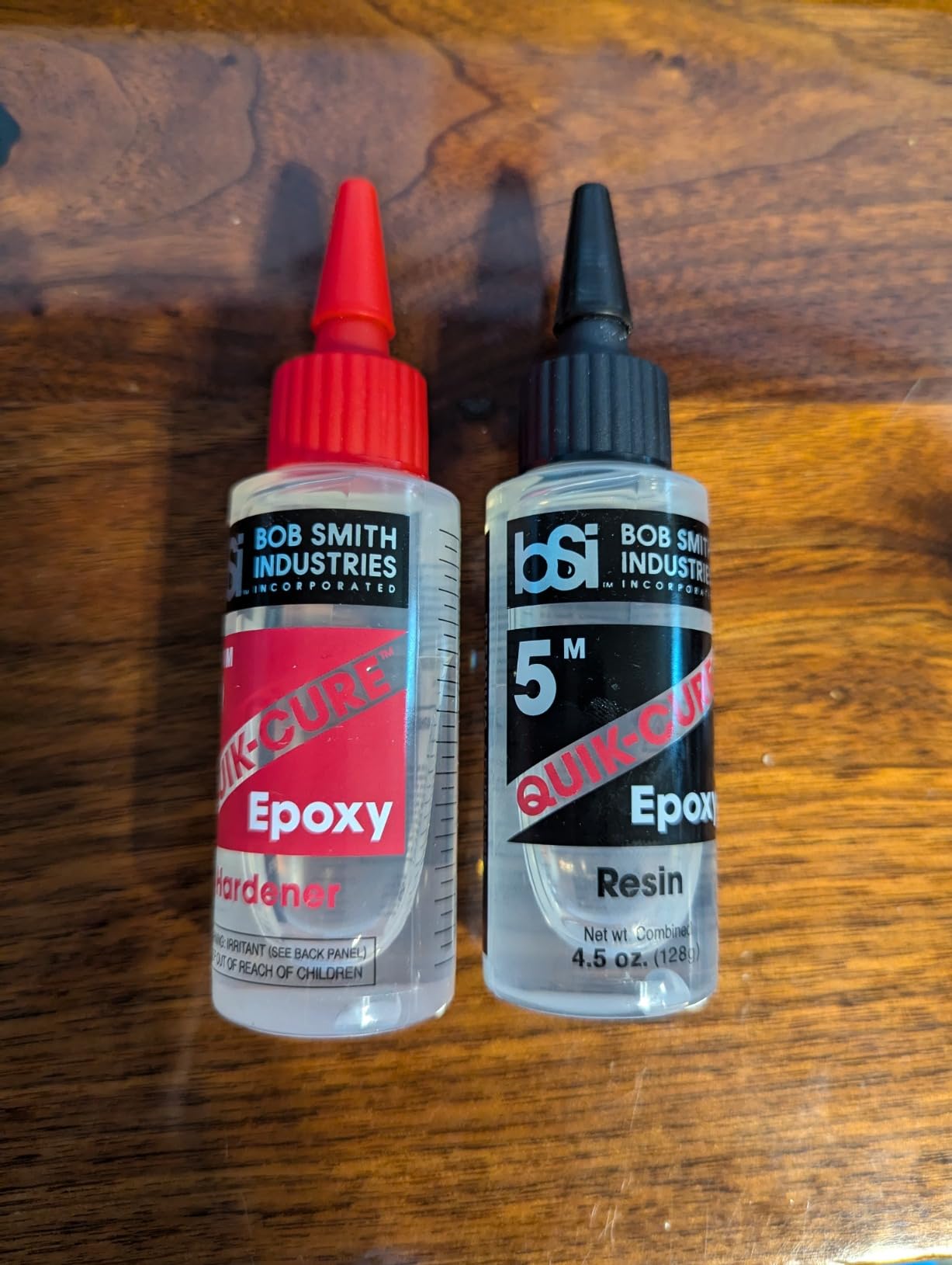 Bob Smith Industries BSI-201 Quik-Cure Epoxy - 4.5 oz. Combined, Clear - 5-Minute Fast-Setting Adhesive for Wood, Metal, Glass, Crafts & Repairs customer photo 2
