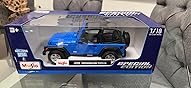 Maisto Jeep Wrangler Rubicon, Blue 31663-1/18 Scale Diecast Model Toy Car customer photo 1
