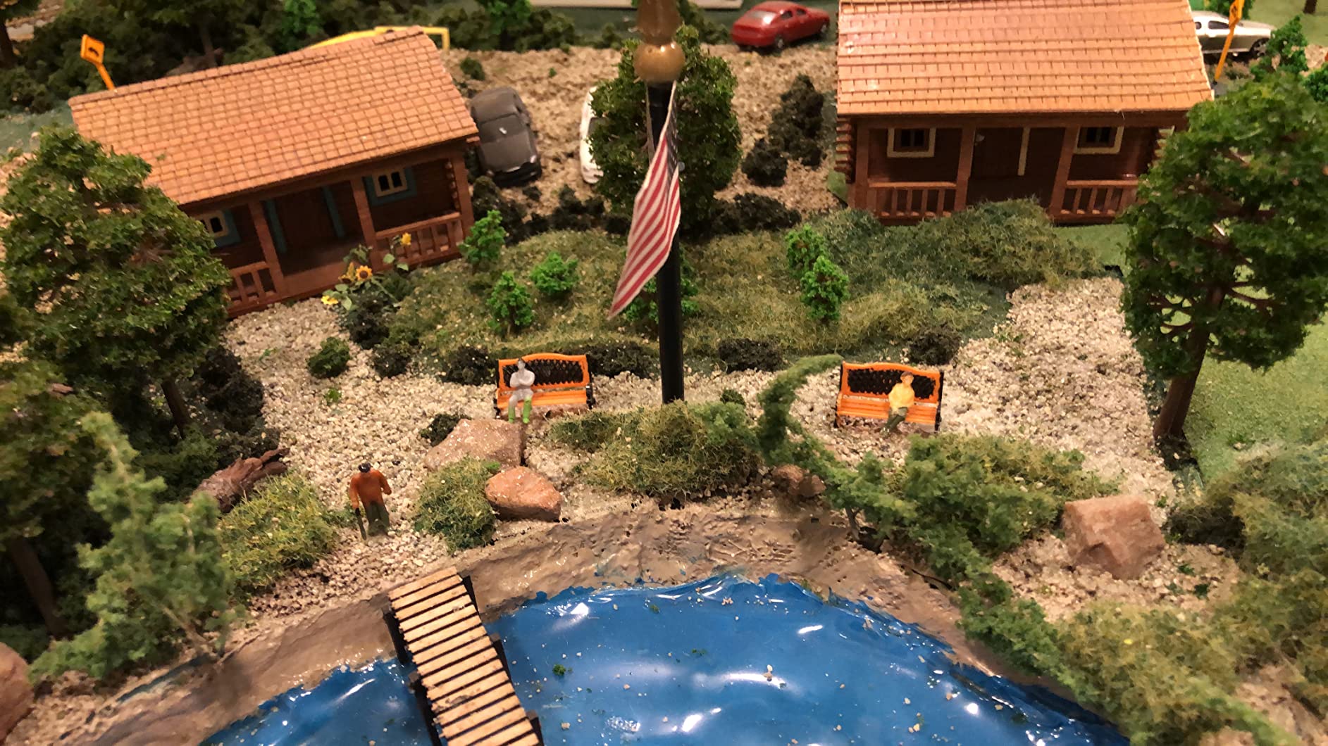 HO Scale Larry's Log Cabin Kit customer photo 1