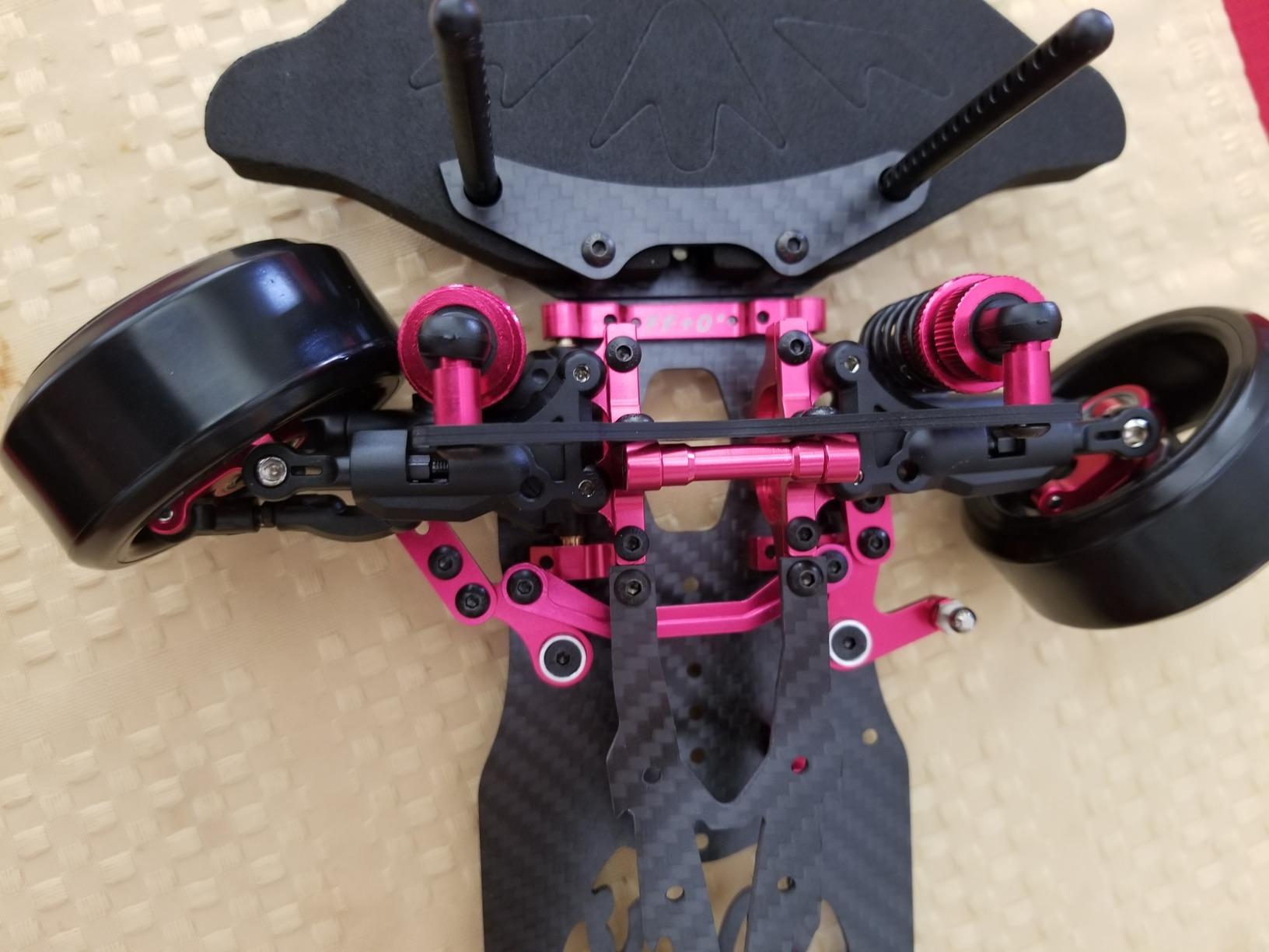 1/10 Alloy & Carbon RWD Drift Racing Car Frame Body Kit for Sakura D4 customer photo 1