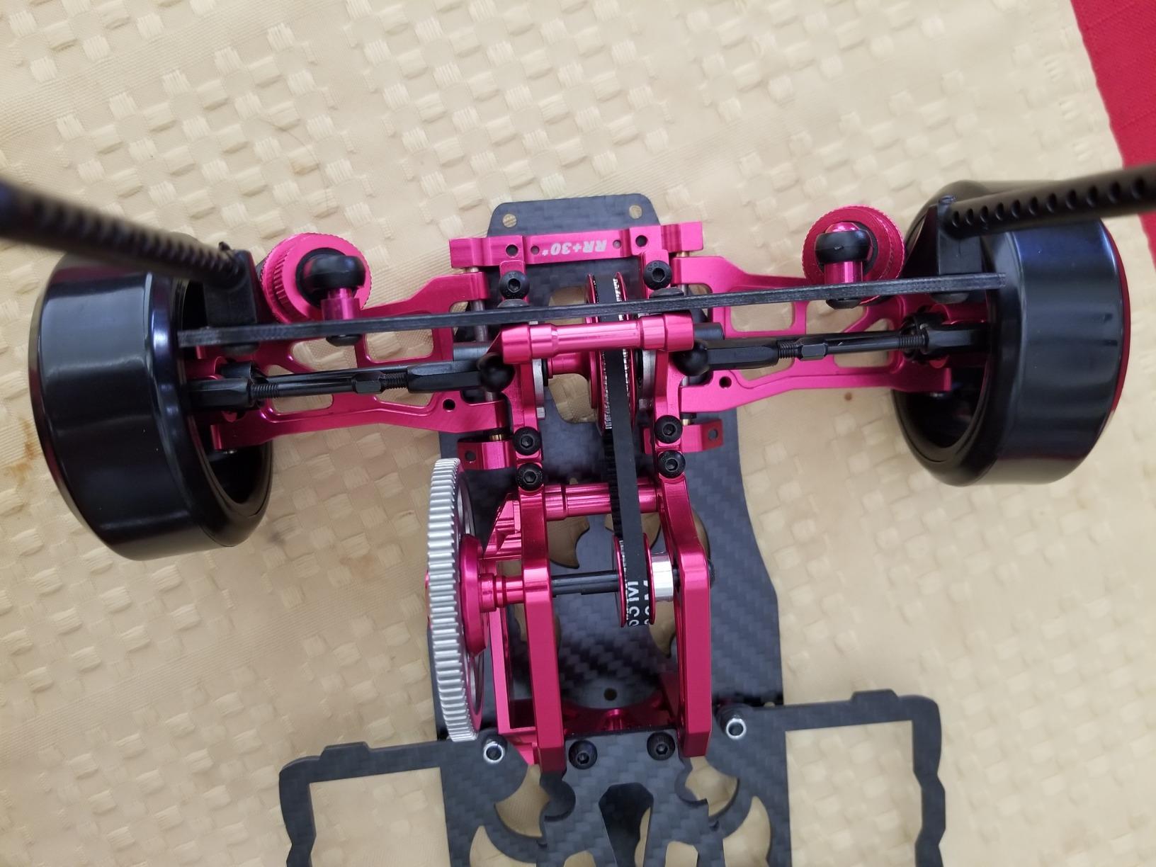 1/10 Alloy & Carbon RWD Drift Racing Car Frame Body Kit for Sakura D4 customer photo 2