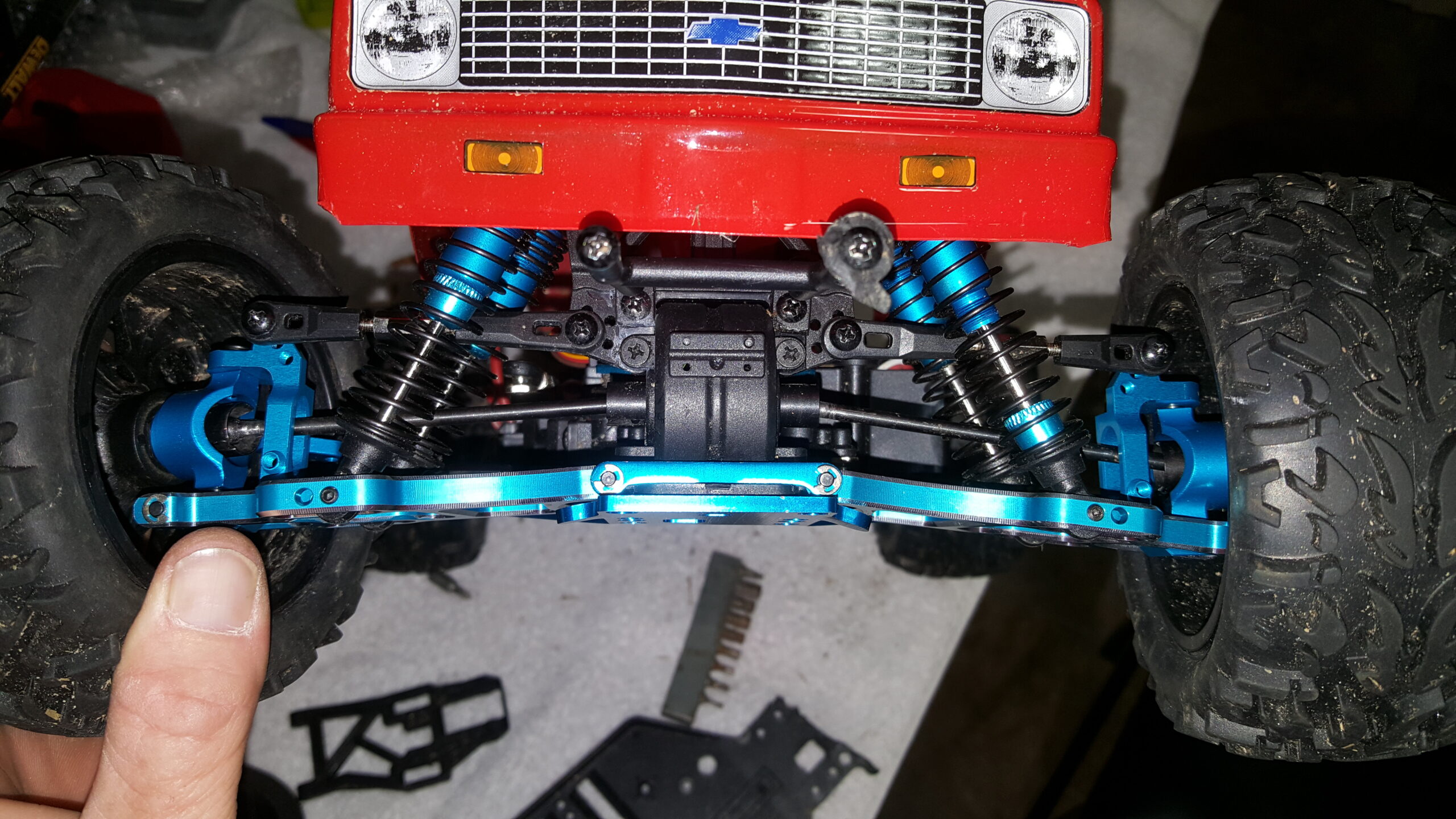 Hobbypark 102210 102010 102211 102011 102212 102012 Aluminum Steering Knuckle Kit Hub Carrier Upgrade Parts for RC Redcat Volcano EPX HSP customer photo 1