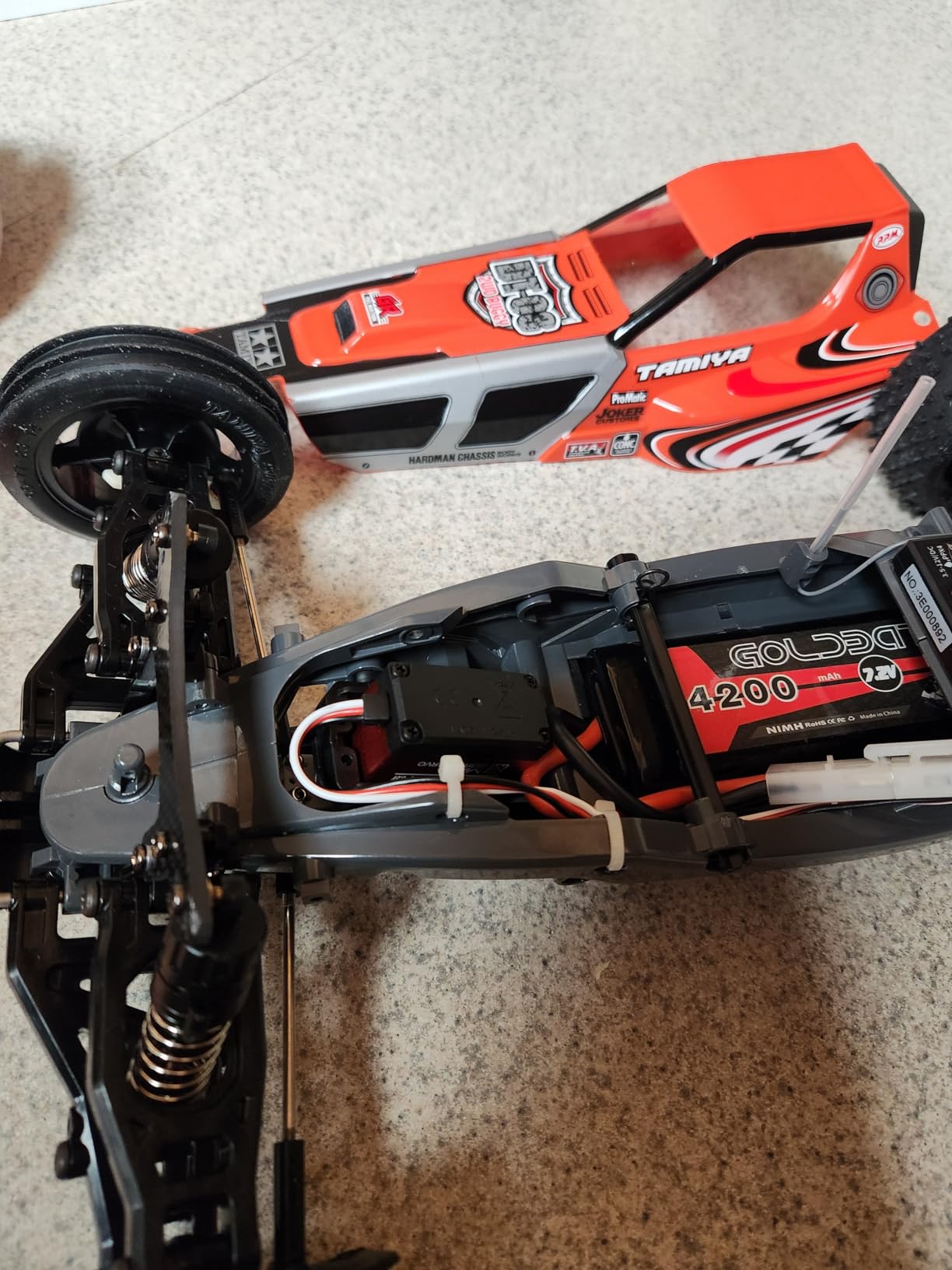 Tamiya America, Inc 1/10 Racing Fighter 2WD Off-Road Buggy DT03 Kit, TAM58628 customer photo 1