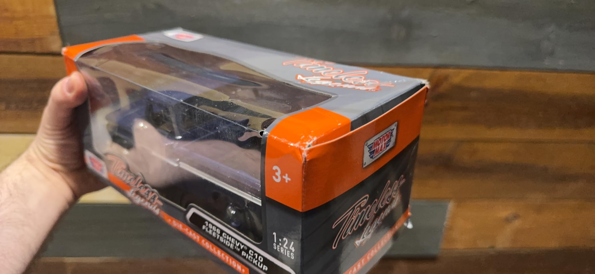 1966 Chevy C10 Fleetside Pickup Truck, Dark Blue - Motormax 73355 - 1/24 Scale Diecast Model Toy Car customer photo 1