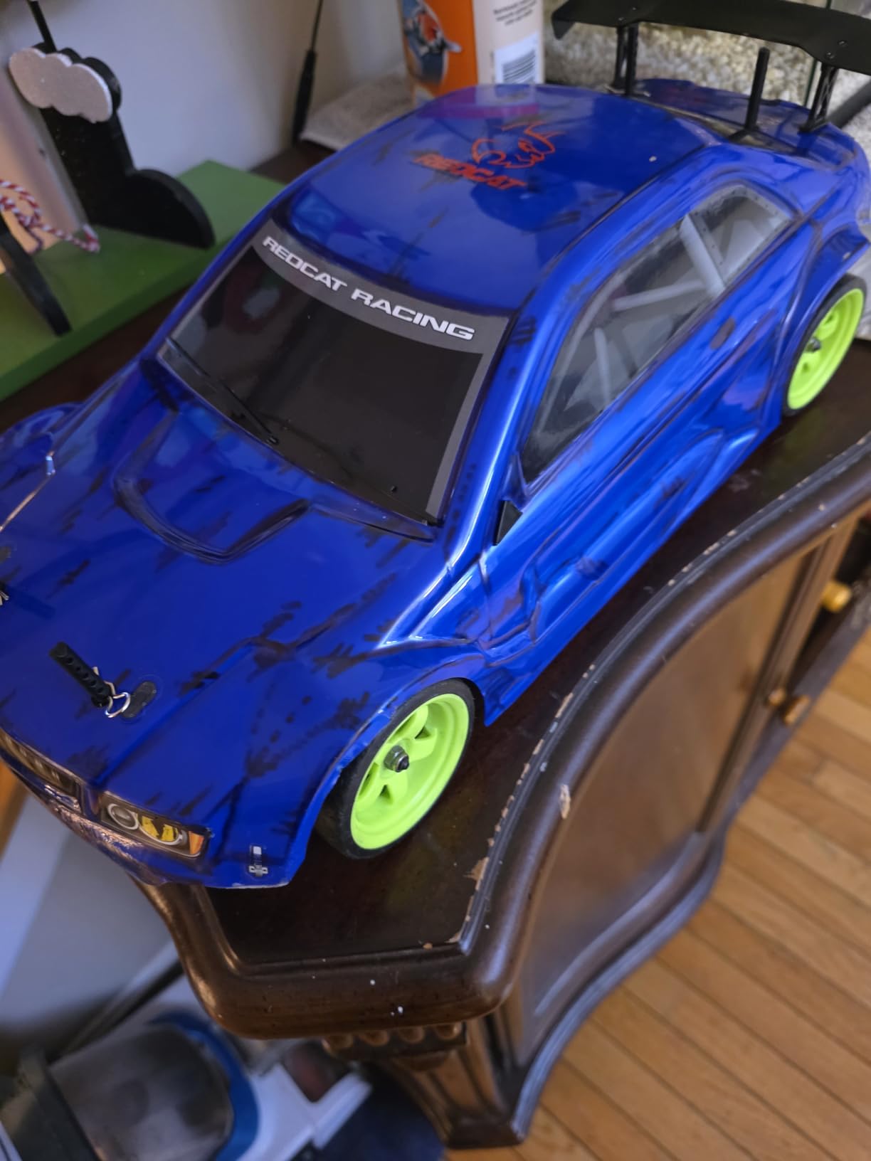 Redcat Racing Lightning EPX RC Drift Car 1/10 Scale 4WD with 2.4GHz Radio, 19T Brushed Motor, Tunable Suspension, Remote Control Car with Battery and Charger - Metallic Blue customer photo 1