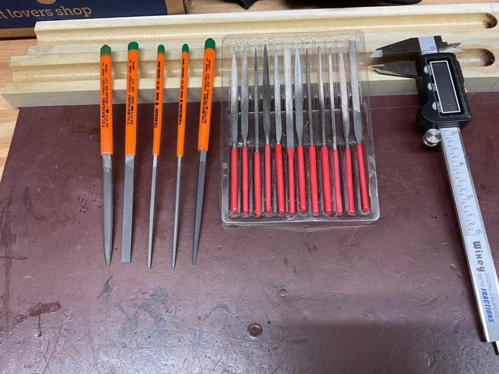 Tsubosan Hand tool Workmanship file set of 5 ST-06 from Japan customer photo 1