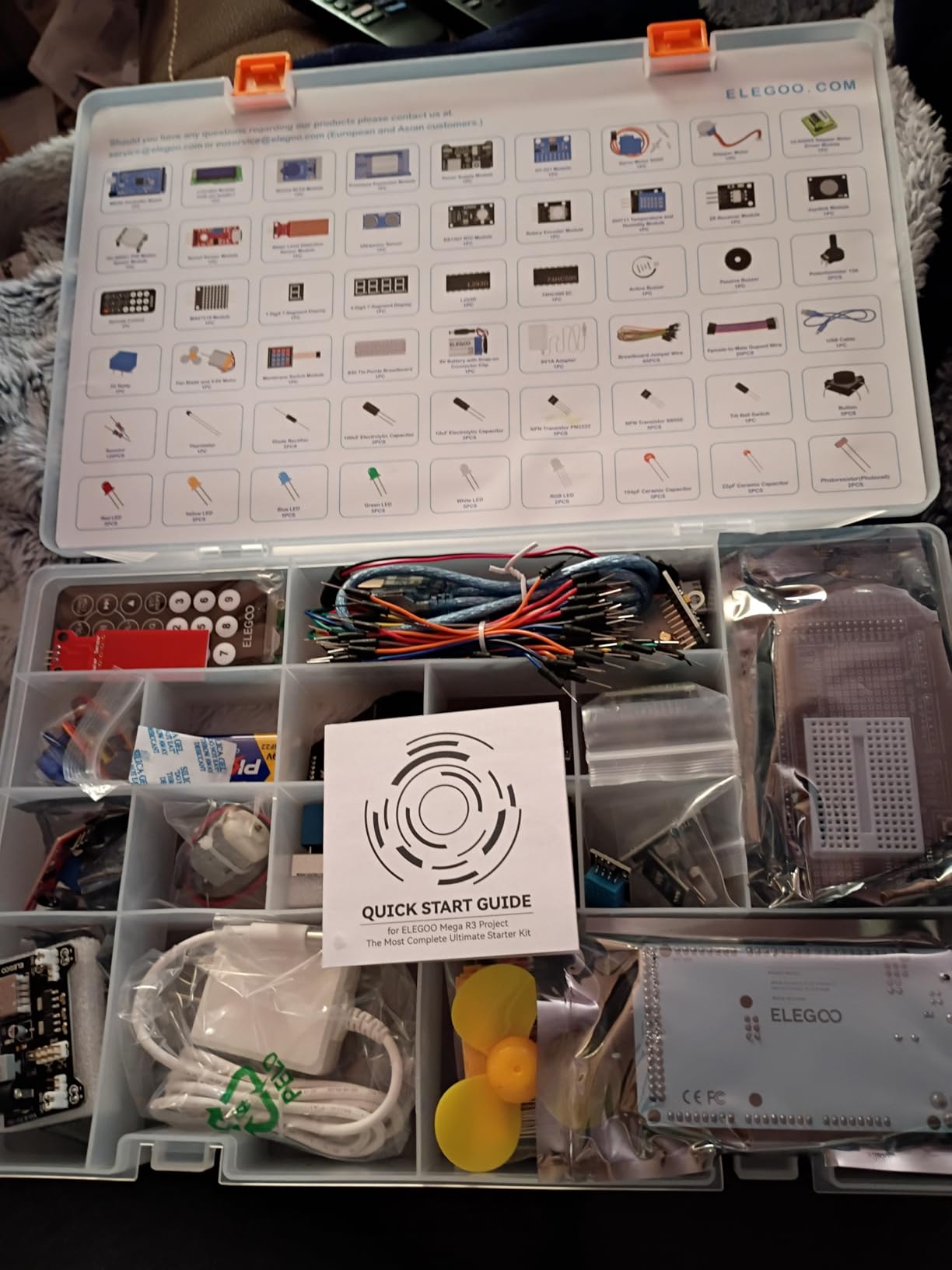 Mega R3 Project The Most Complete Ultimate Starter Kit with Tutorial Compatible with Arduino IDE customer photo 2