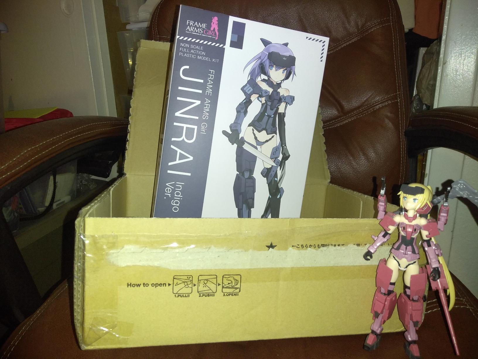 Kotobukiya Frame Arms Girl: Jinrai Plastic Model Kit (Indigo Version) customer photo 1