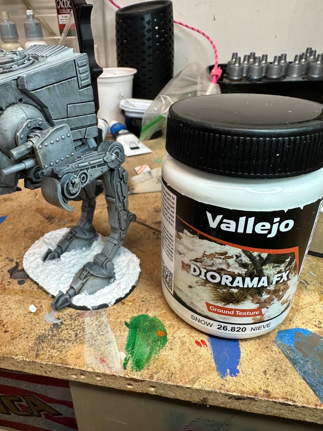 Vallejo Diorama FX Ground Textures Snow 200ml customer photo 2