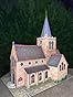 The CityBuilder Church Cardboard Model Making Kit - O Scale Model Railroad Building customer photo 1