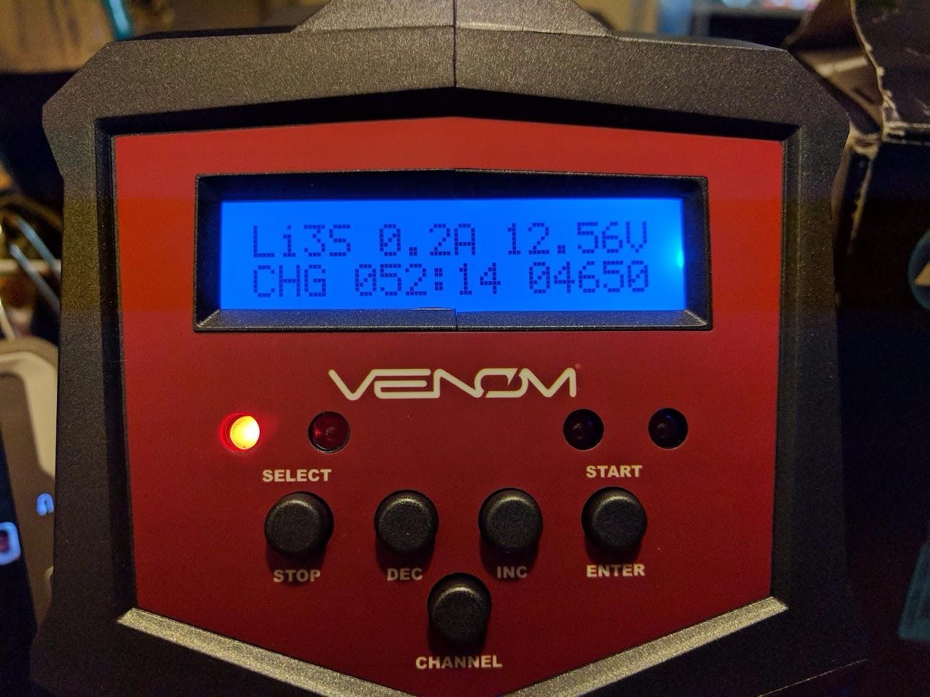 Venom Power - Pro Quad LiPo Battery Fast Charger with LCD Screen - 4 Ports at 100W Each - AC DC 7A Fast NiMH LiHV LiPo Balance Charger Discharger 1S to 6S, Drone, RC Car Battery Charger customer photo 2