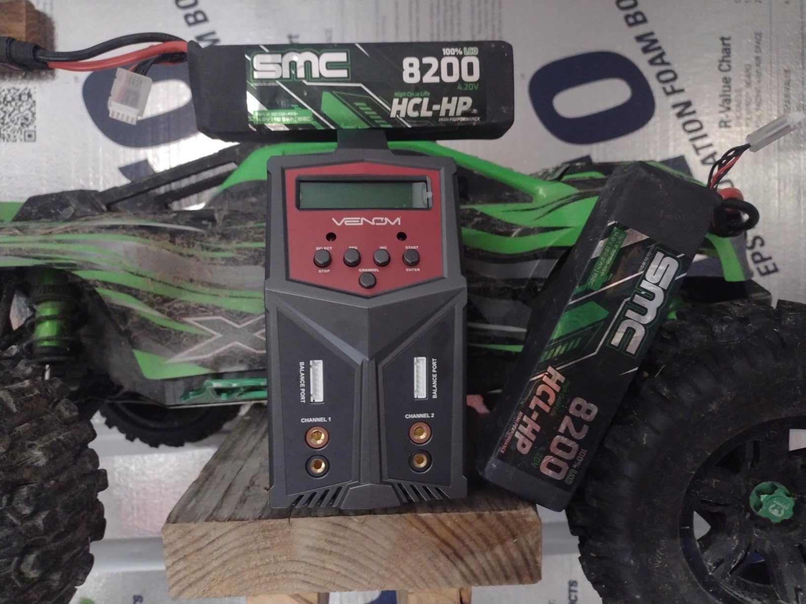 Venom Power Pro Duo LiPo Battery Charger - LCD Screen, Charging Leads - Balance Charger & Discharger for LiPo, LiHV, Li-Ion, Life, NiMH, NiCD, Pb Batteries customer photo 1