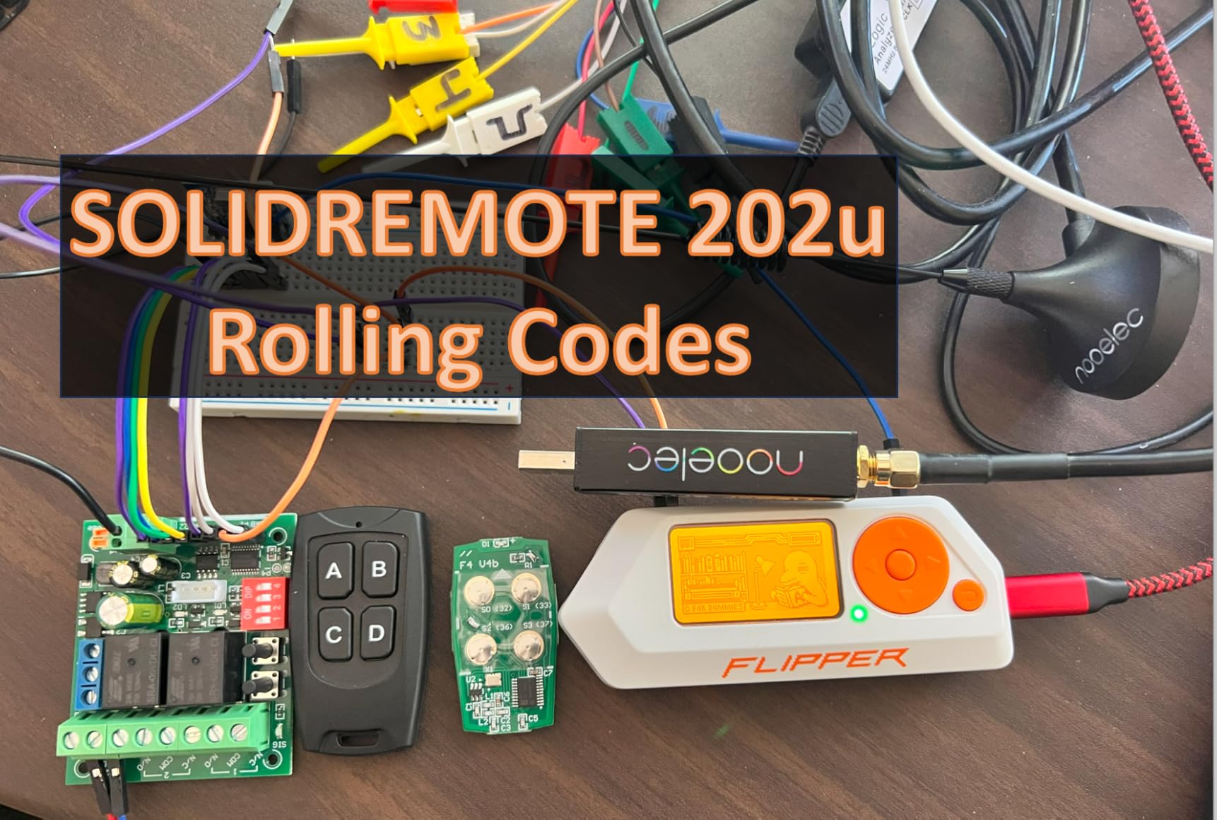 Solidremote 12V-24V Secure Wireless RF Remote Control Relay Switch Universal 2-Channel Receiver with 2 Transmitters for Garage Door Openers, LED Lights customer photo 2