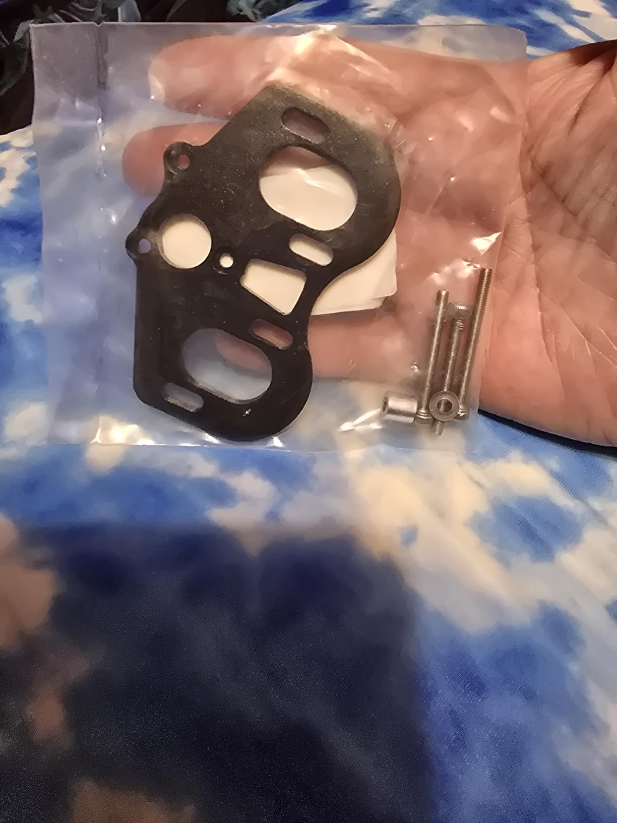 1set Aluminum Dual Motor Mount for Axial SCX10 Honcho 1/10 RC Crawler Car Black customer photo 1