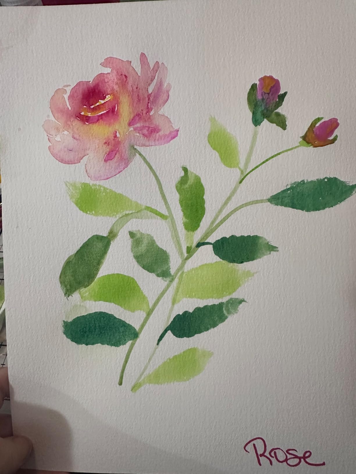 Princeton Velvetouch Artiste, Mixed-Media Brush for Acrylic, Watercolor & Oil, Series 3950 Filbert Luxury Synthetic, Size 8 customer photo 1