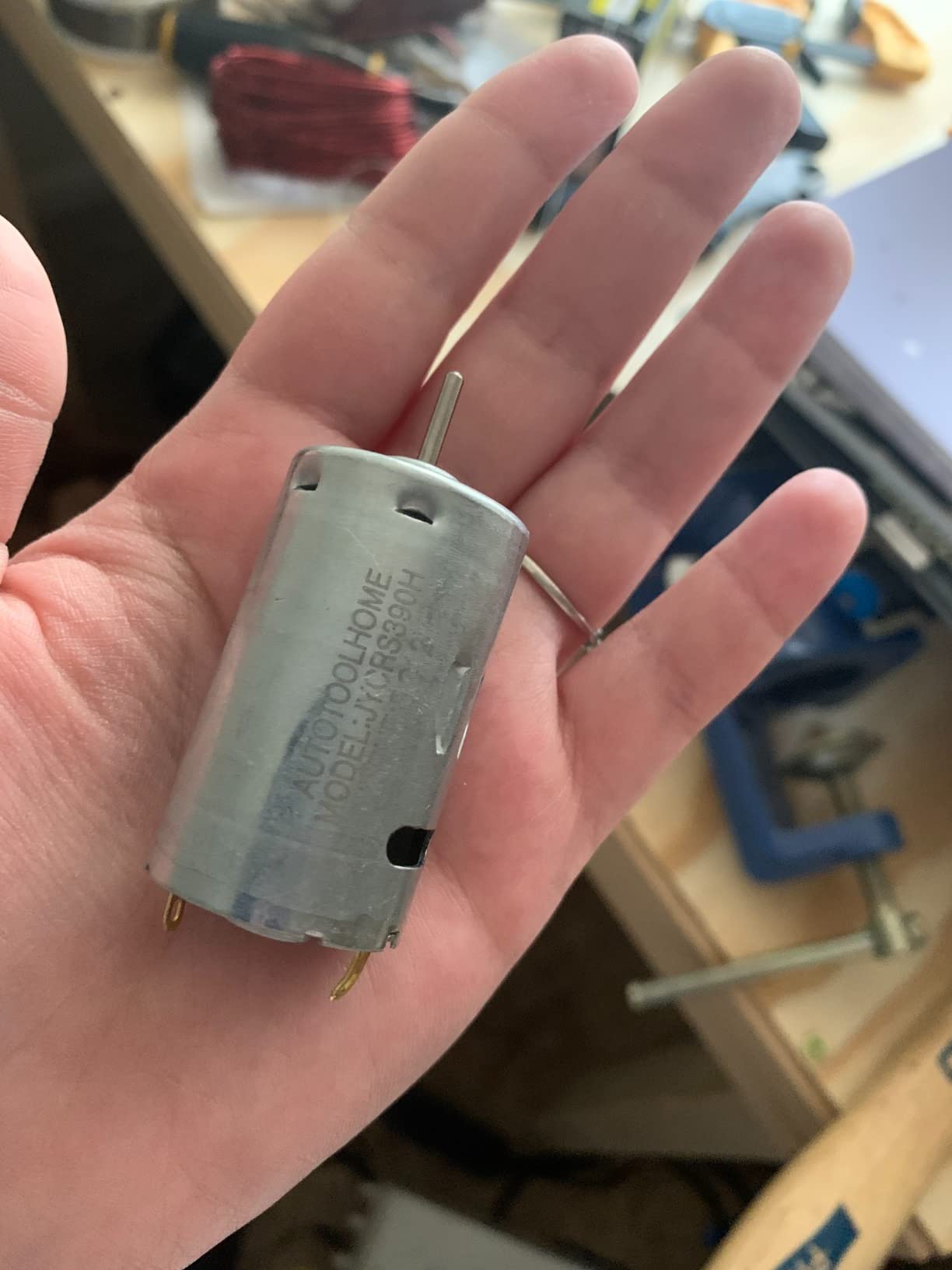 AUTOTOOLHOME 6-12V Mini DC Motor High Torque Gear for Traxxas R/C and Power Wheels PCB DIY Electric Drill customer photo 2