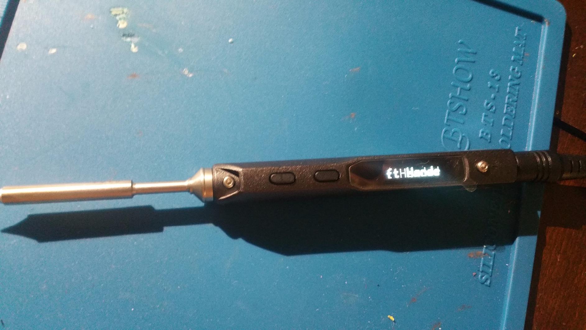 Original TS101 Soldering Iron Station Kit Upgraded from TS100 DC 65W PD 45W Power Programmable Smart Mini Electric Portable Soldering Pen with B2 Solder Tip USB Type C Cable customer photo 1