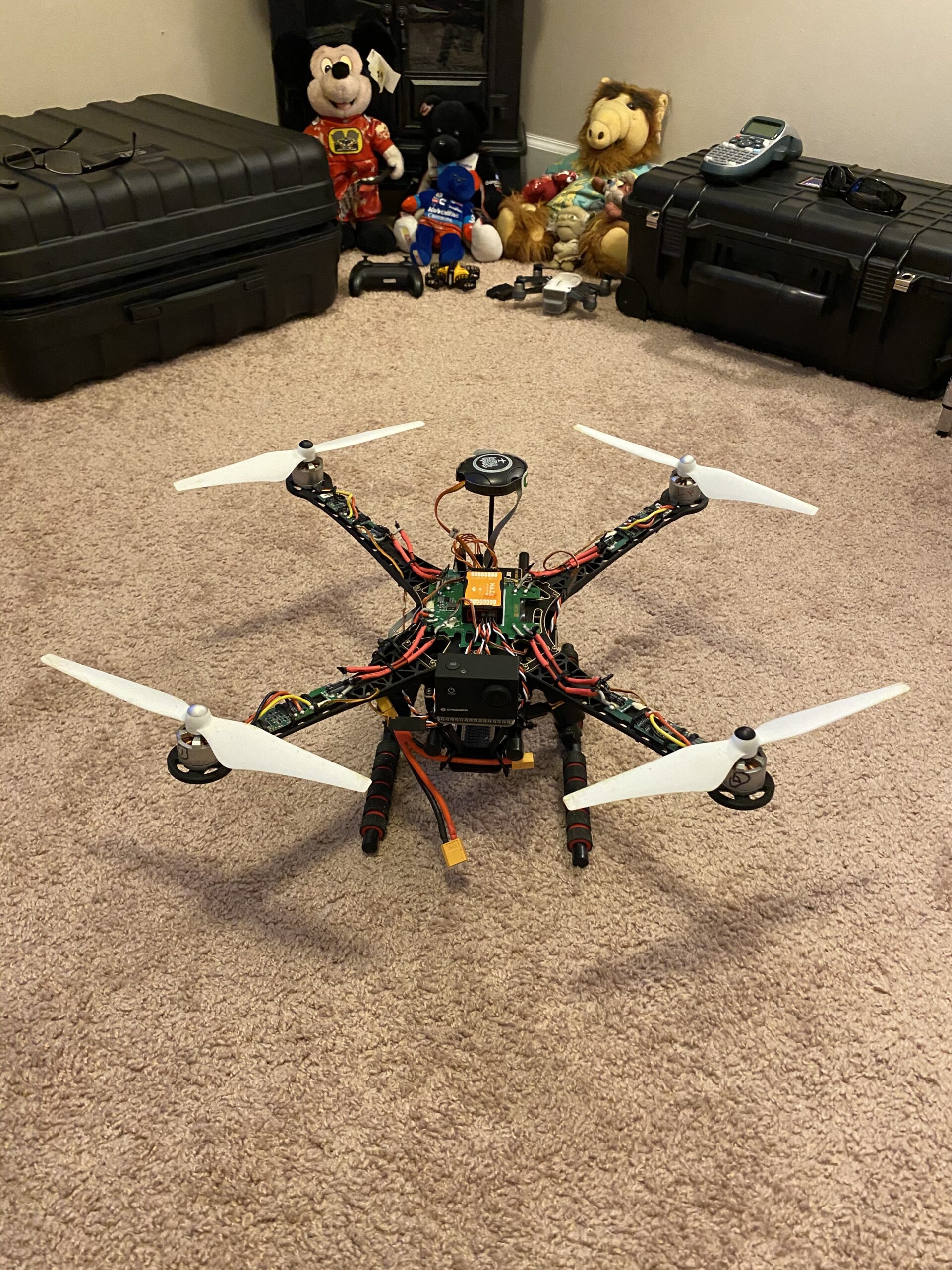 Readytosky S500 Quadcopter Frame Stretch X FPV Drone Frame Kit PCB Version with Carbon Fiber Landing Gear customer photo 2