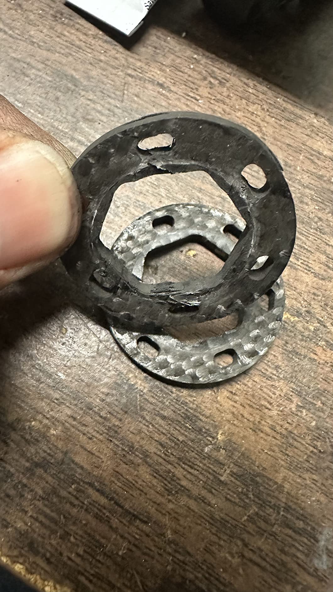 HPI 1/8 Savage X XL 4.6 5.9 Carbon Fibre Brake Disk 19x35x3mm-1PR Set Black for HPI 87055 Upgrade Part customer photo 2
