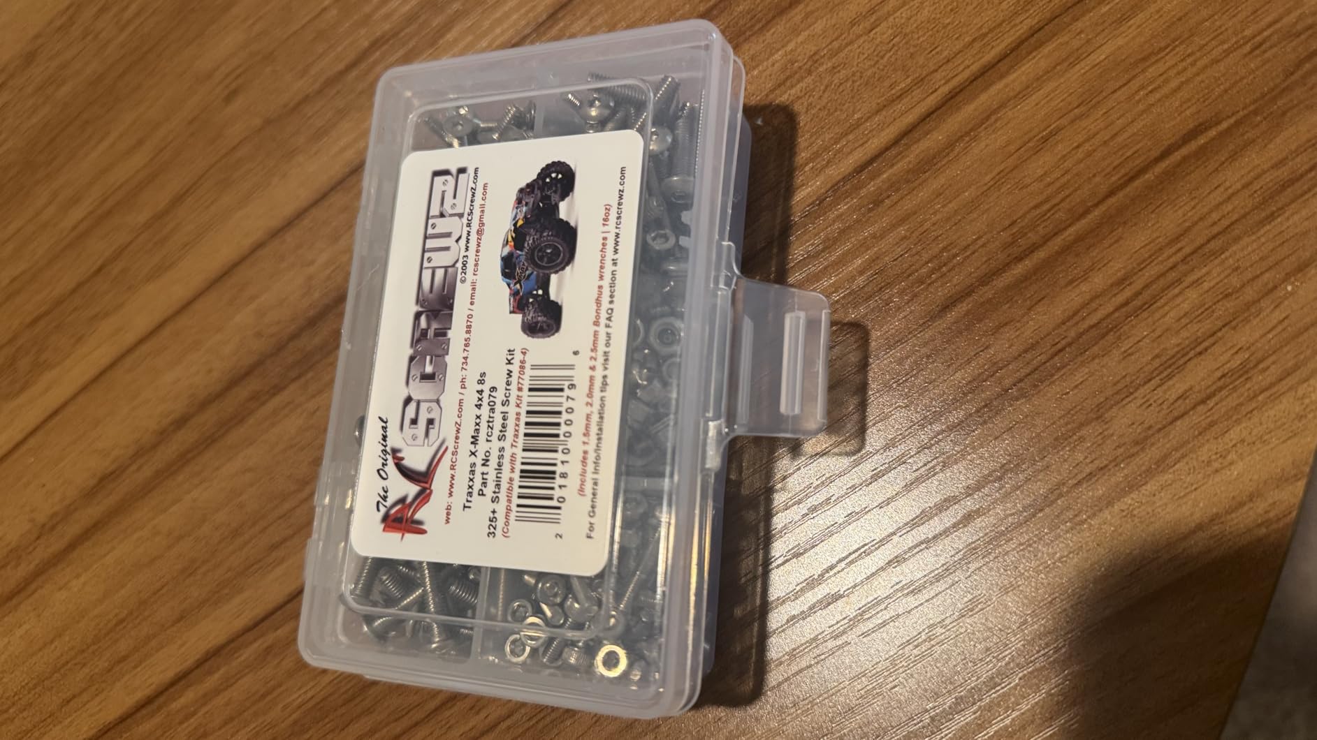 tra079 - Compatible with Traxxas X-Maxx 8s (77086-4) Stainless Steel Screw Kit customer photo 1