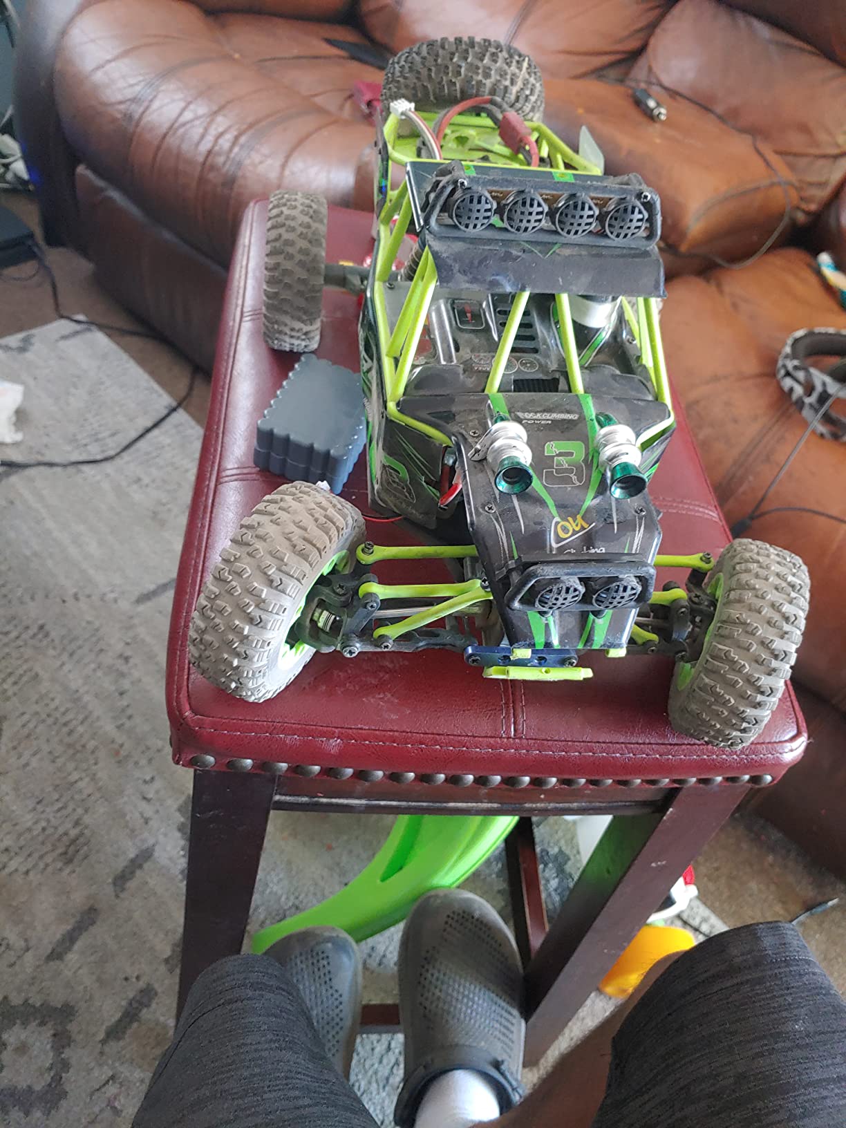 WLtoys 12427 RC Cars 1/12 Scale 2.4GHz Remote Control Car, 4WD 50KM/H High Speed Monster Trucks, All Terrain Off-Road Rock Crawler Climbing Buggy RTR for Adults customer photo 1