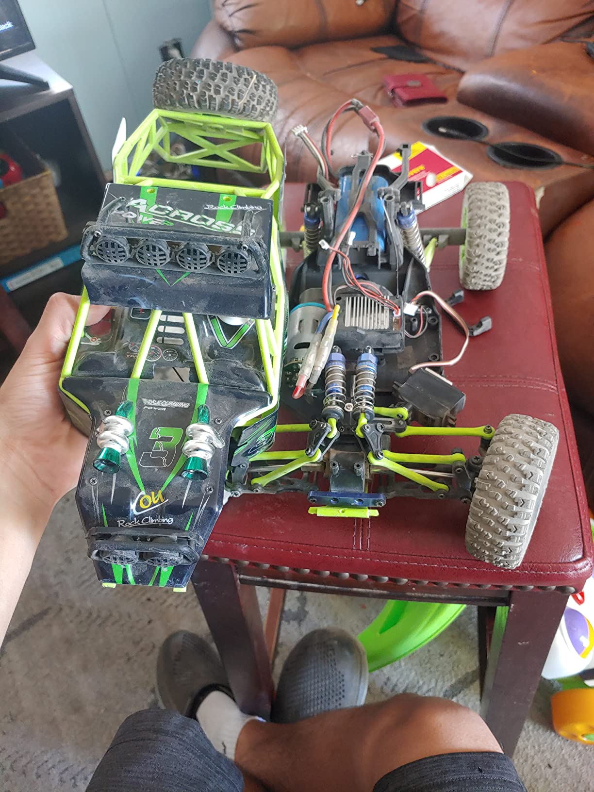 WLtoys 12427 RC Cars 1/12 Scale 2.4GHz Remote Control Car, 4WD 50KM/H High Speed Monster Trucks, All Terrain Off-Road Rock Crawler Climbing Buggy RTR for Adults customer photo 2