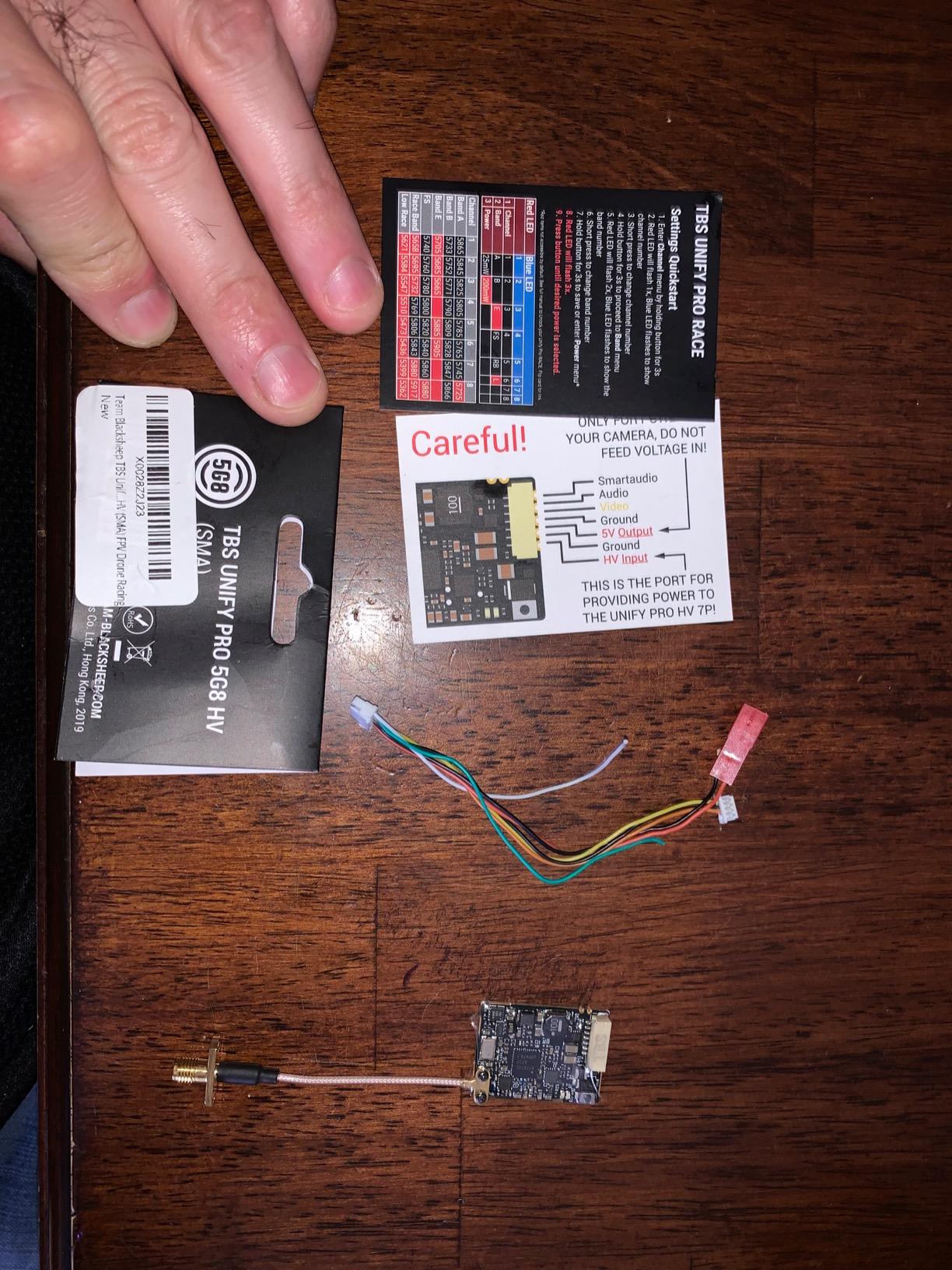 TBS Unify Pro 5G8 HV (SMA) FPV Drone Racing customer photo 2