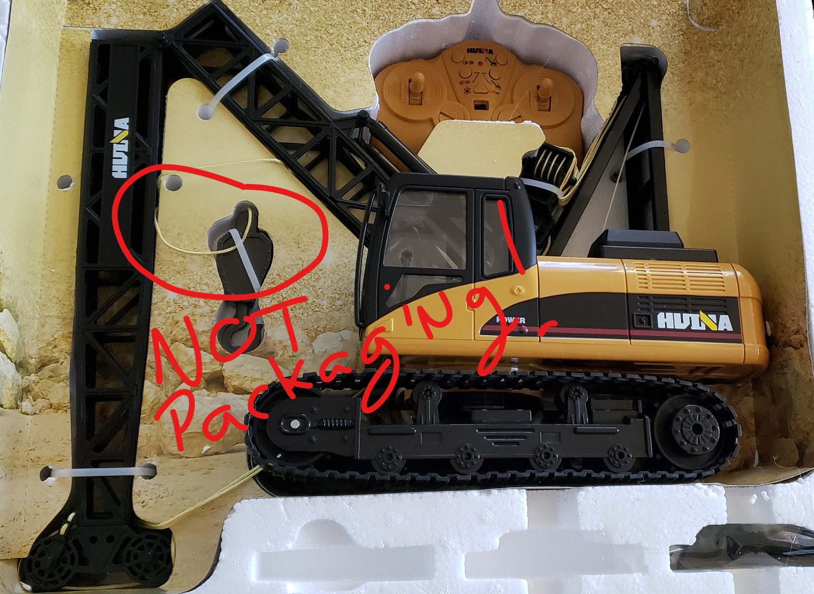 Fistone 1/14 RC Truck Crawler Tower Crane Hoist Dragline Die-cast Model Lifiting Cable Remote Control Excavator Tractor Digging Engineering Toy Construction Vehicle customer photo 2