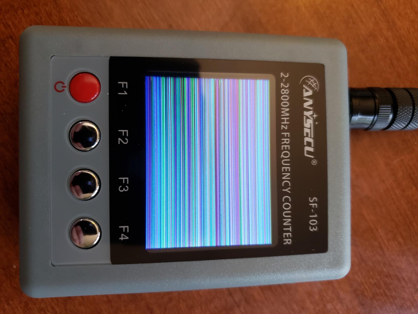 Anysecu SF-103 Portable Frequency Counter 2MHz-2.8GHz for Two Way Radio customer photo 1