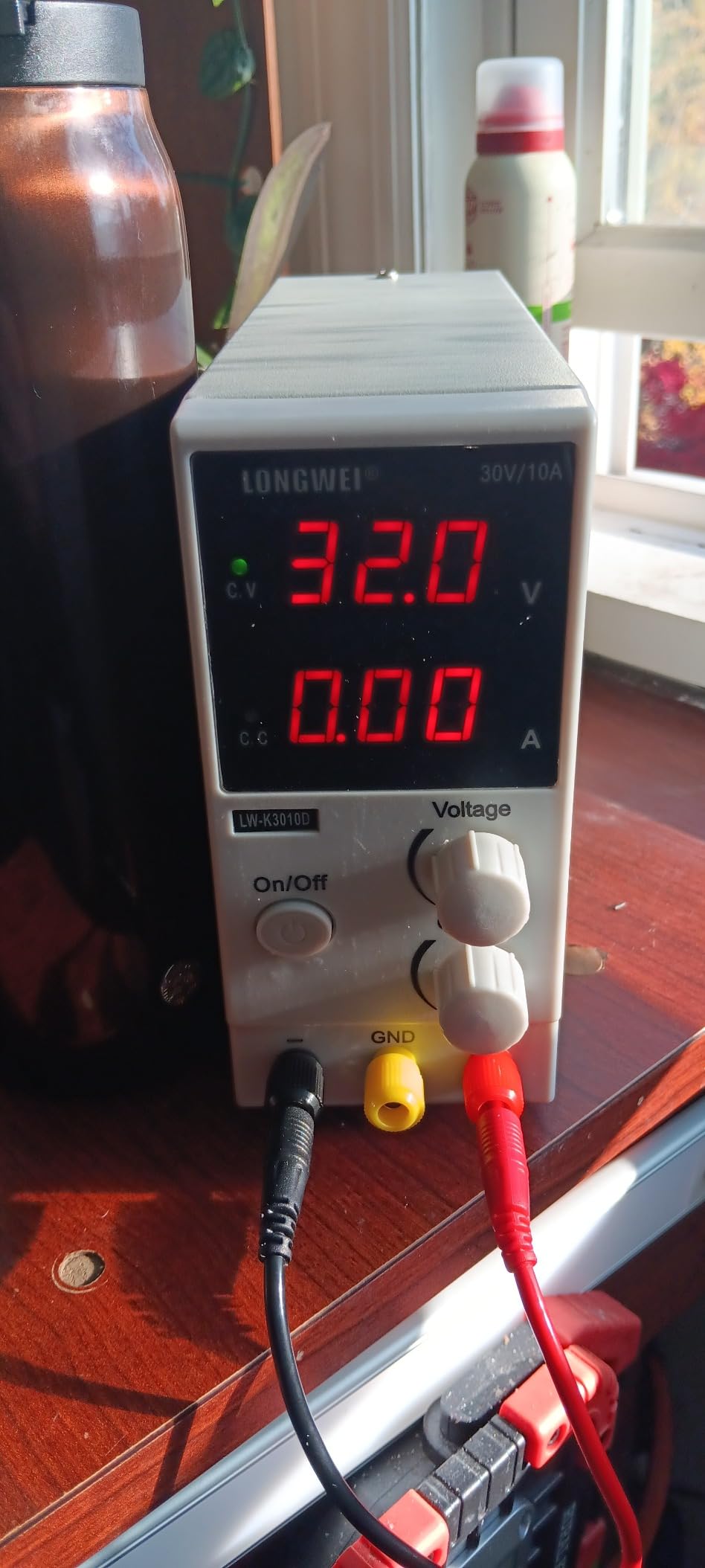 LONGWEI DC Power Supply Variable,0-30 V / 0-10 A LW-K3010D Adjustable Switching Regulated Power Supply Digital,with Alligator Leads US Power Cord Used for Spectrophotometer and lab Equipment Repair customer photo 1