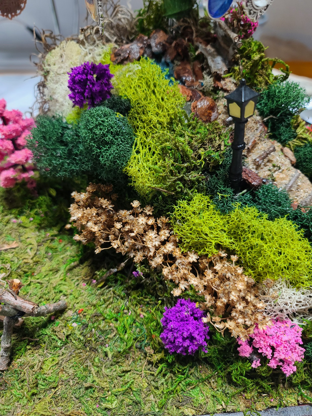 32pcs 0.79-6.30inch Mixed Model Trees Accessories Model Train Scenery Architecture Trees Model Scenery with No Stands(Colorful) customer photo 2