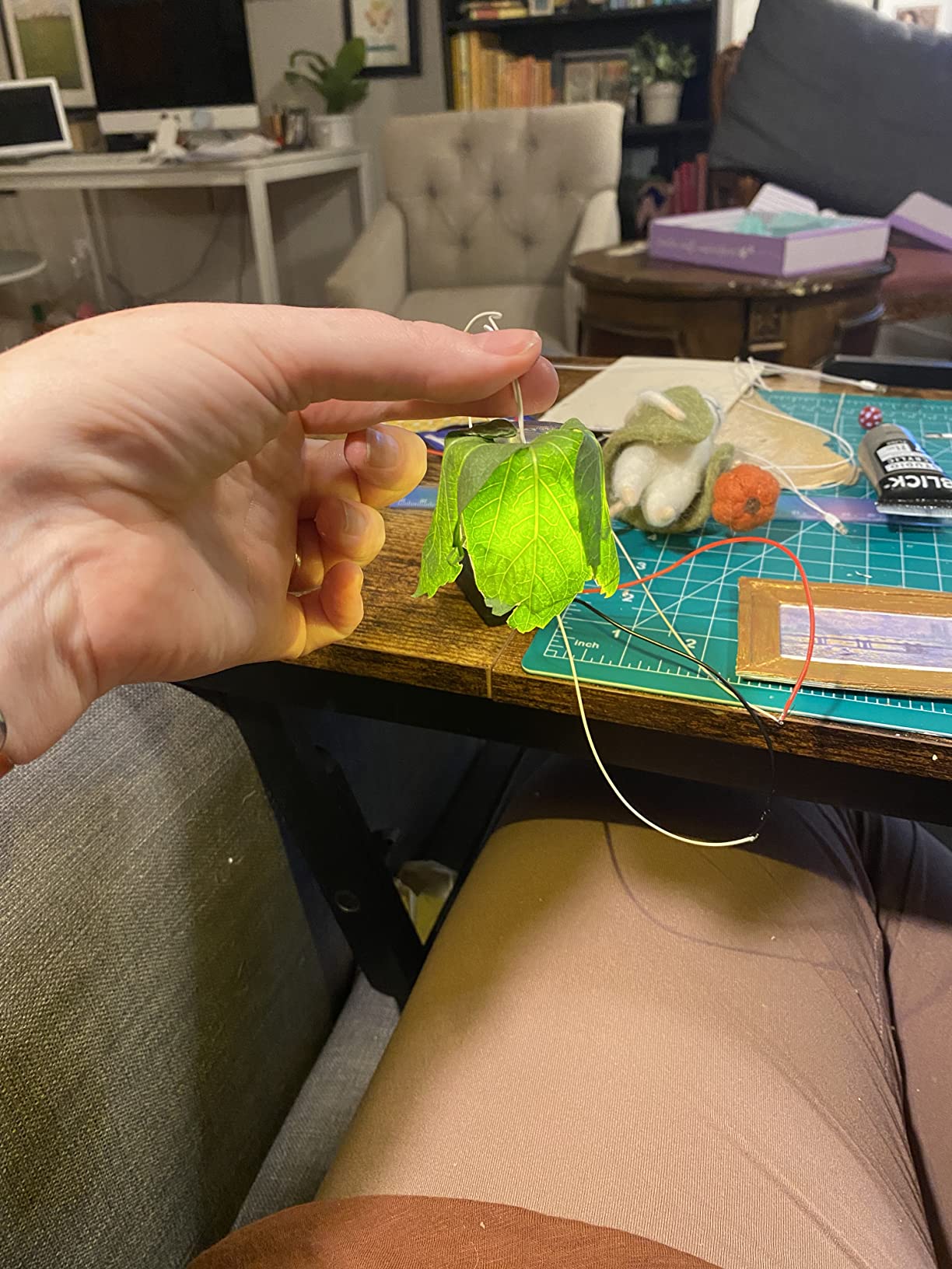 Flever DIY House Accessory for Dollhouse Miniature-3 PCS AA Battery Packs with 6 PCS LED Light Wires customer photo 2