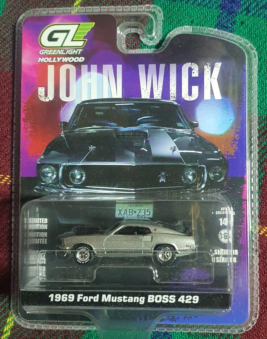 Greenlight 1/64 Hollywood Series 18 John Wick Movie (2014) 1969 Ford Mustang Boss 429 Die Cast Vehicle customer photo 1