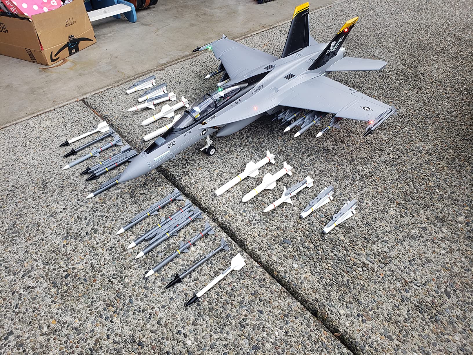 Fms RC Airplane for Adults F-18 70mm Super Hornet Remote Control Airplane 6 Channel EDF Jet Without Reflex PNP (NO Radio Battery Charger) customer photo 1