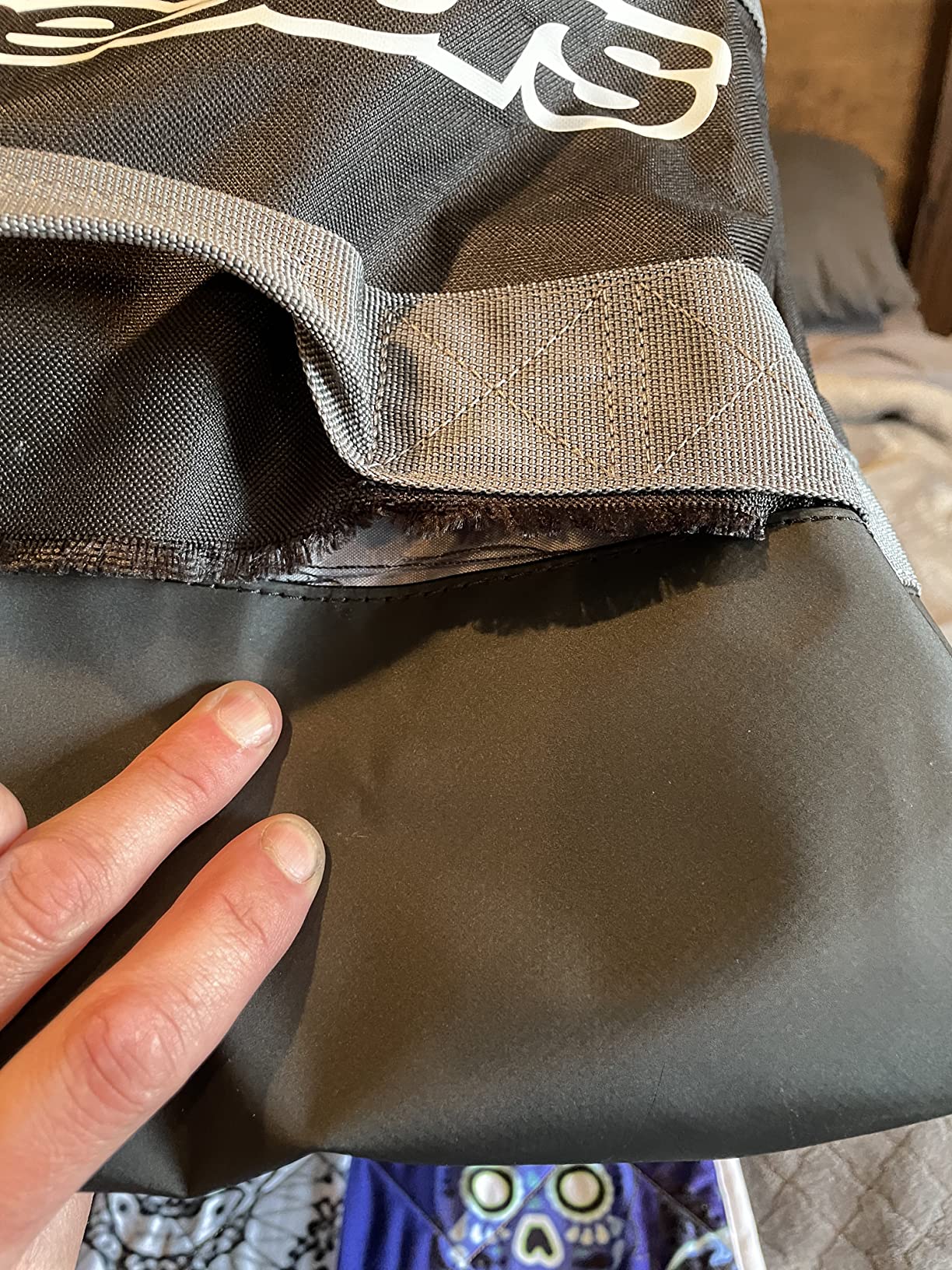 Alpinestars 6106018-140 Unisex-Adult Goanna Bag Black/White customer photo 2