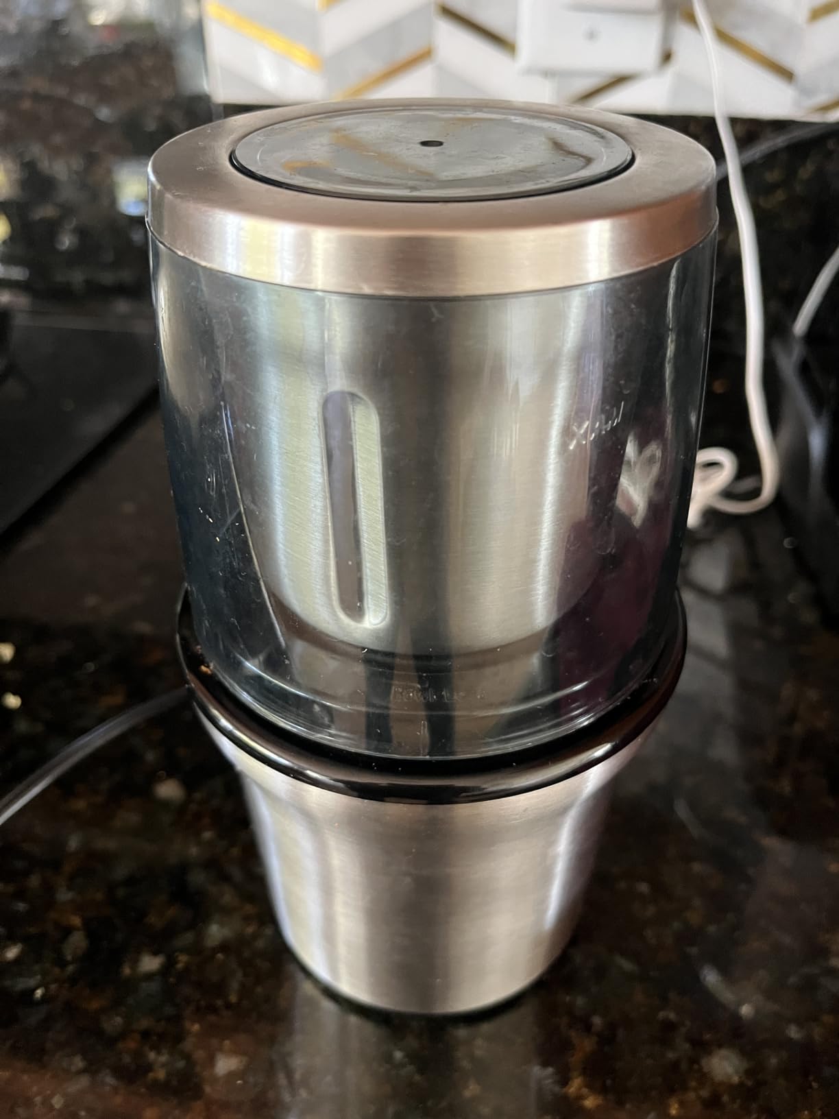 Secura Electric Coffee Grinder and Spice Grinder with 2 Stainless Steel Blades Removable Bowls customer photo 1