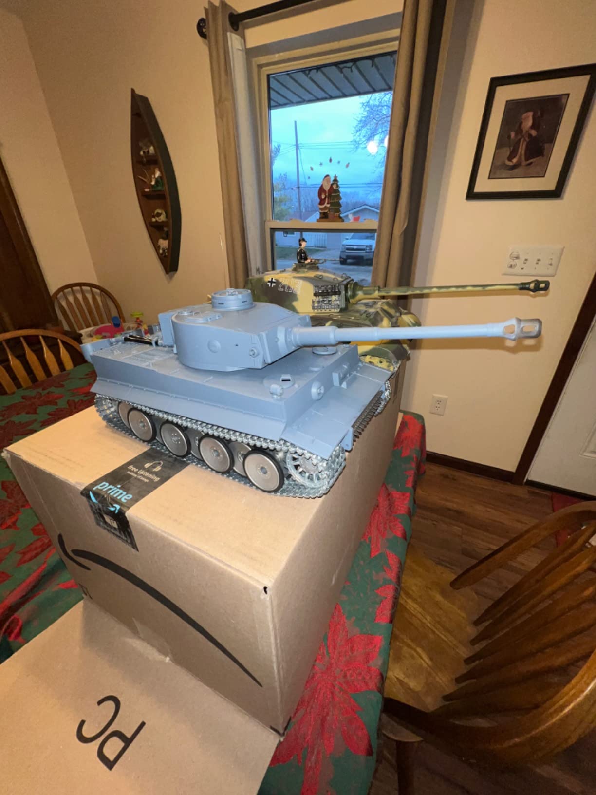 1/16 2.4ghz Remote Control German Tiger I Gray Color Tank Adults Model Toy (Upgraded Metal Road Wheel & Tracks) customer photo 2