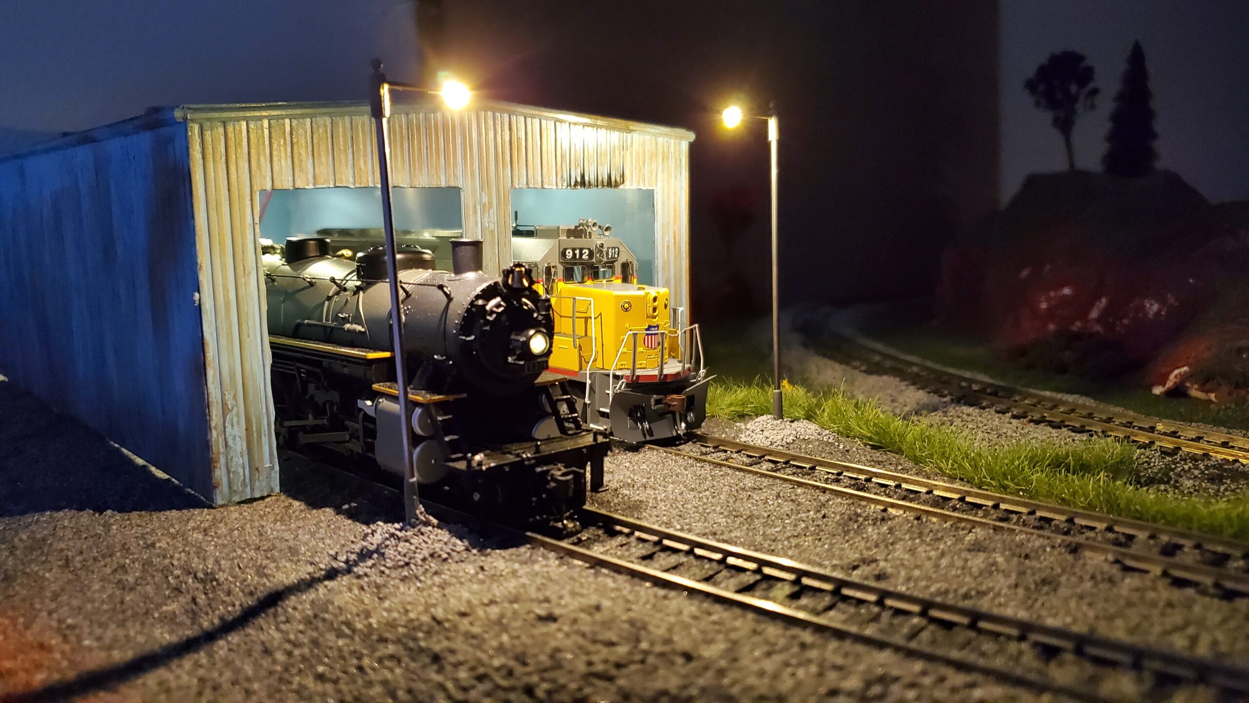 LQS10W 10pcs Model Railway Train Lamp Post Street Bright White Lights HO OO Scale LEDs New customer photo 2