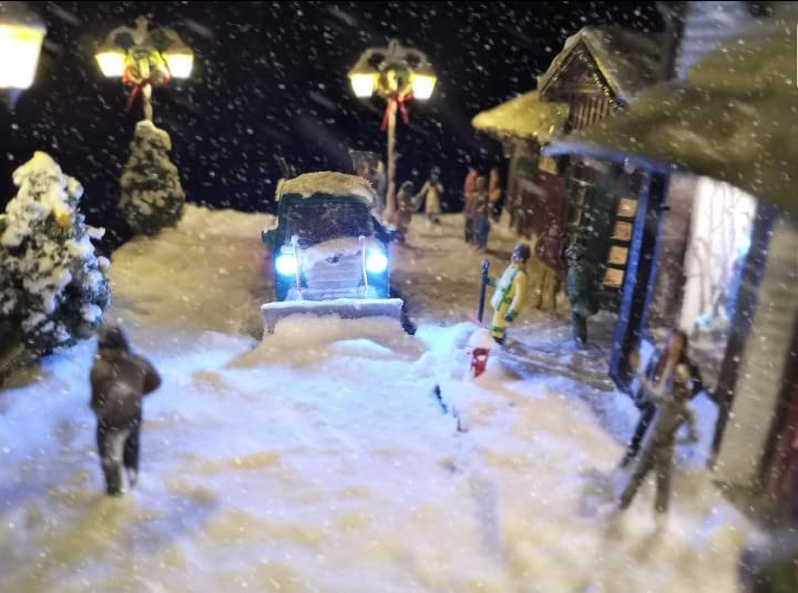 Evemodel LYM18 10pcs Model Railway Led Lamppost Lamps Street Lights HO Scale 6cm 2.36inch 12V New customer photo 1